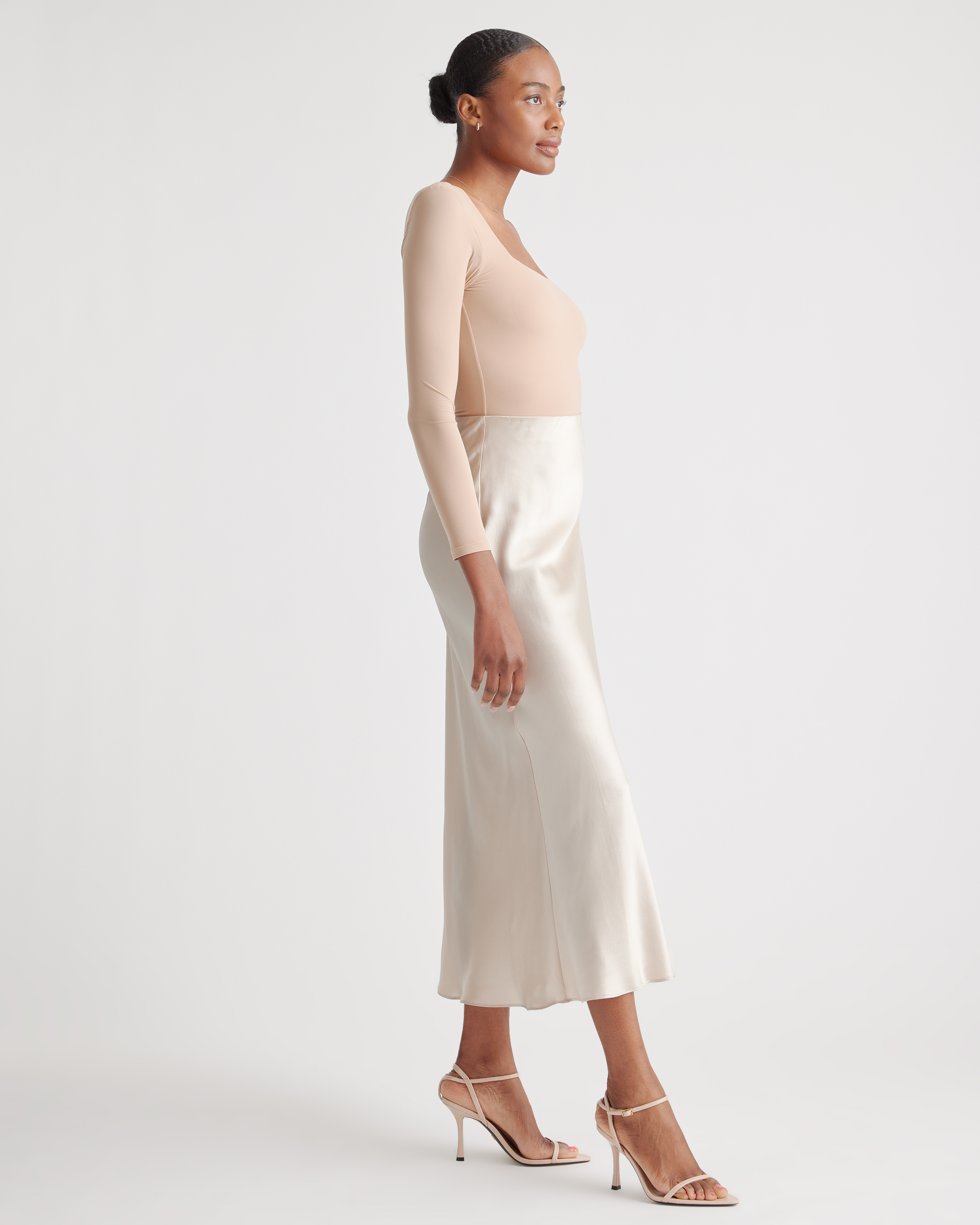 100% Washable Silk Maxi Skirt - thumbnail 6