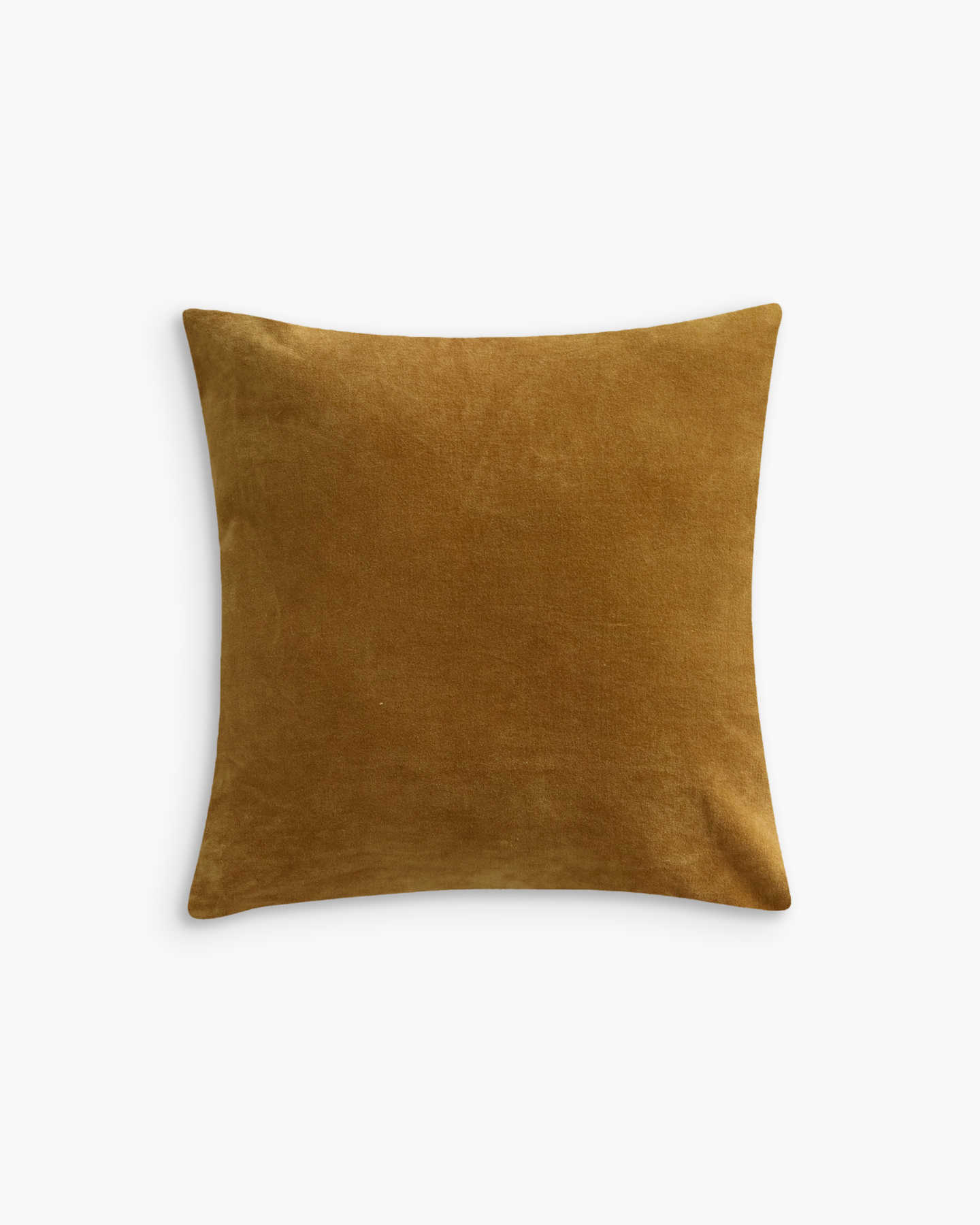 Washed Velvet Pillow Cover - Marigold