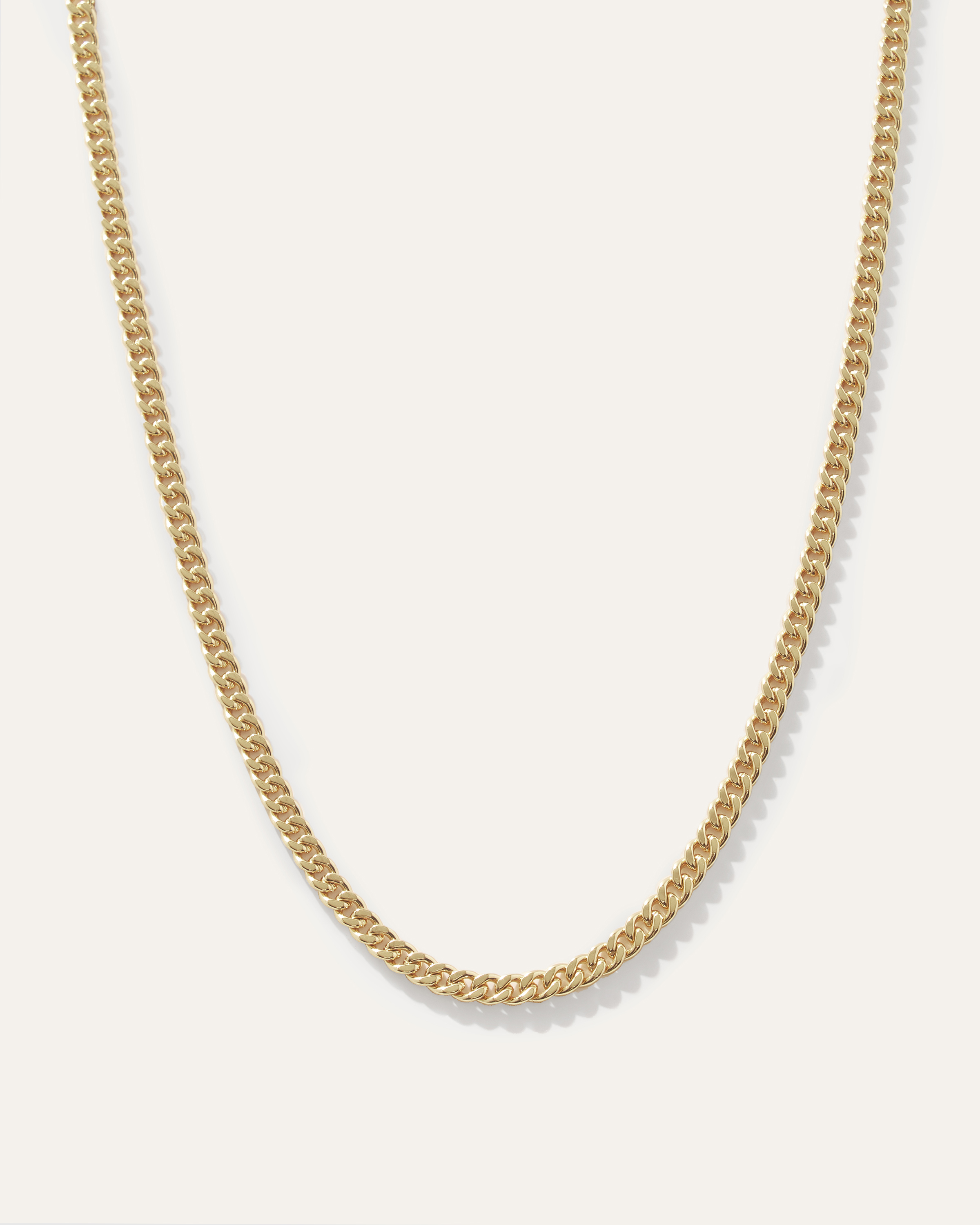 Quince Cuban Curb Chain Necklace In Gold