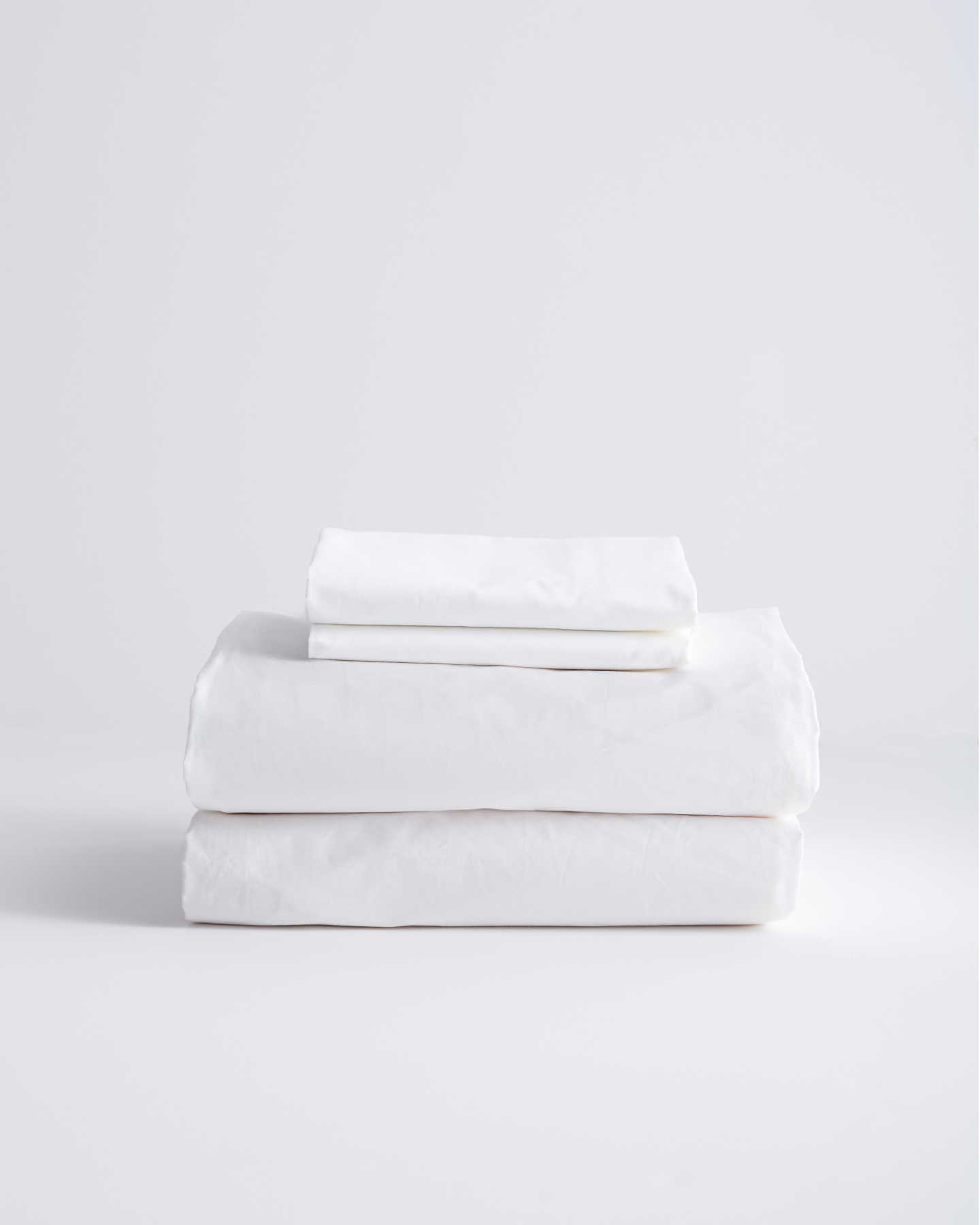 Sateen Supima Cotton Sheet Set - Light Grey