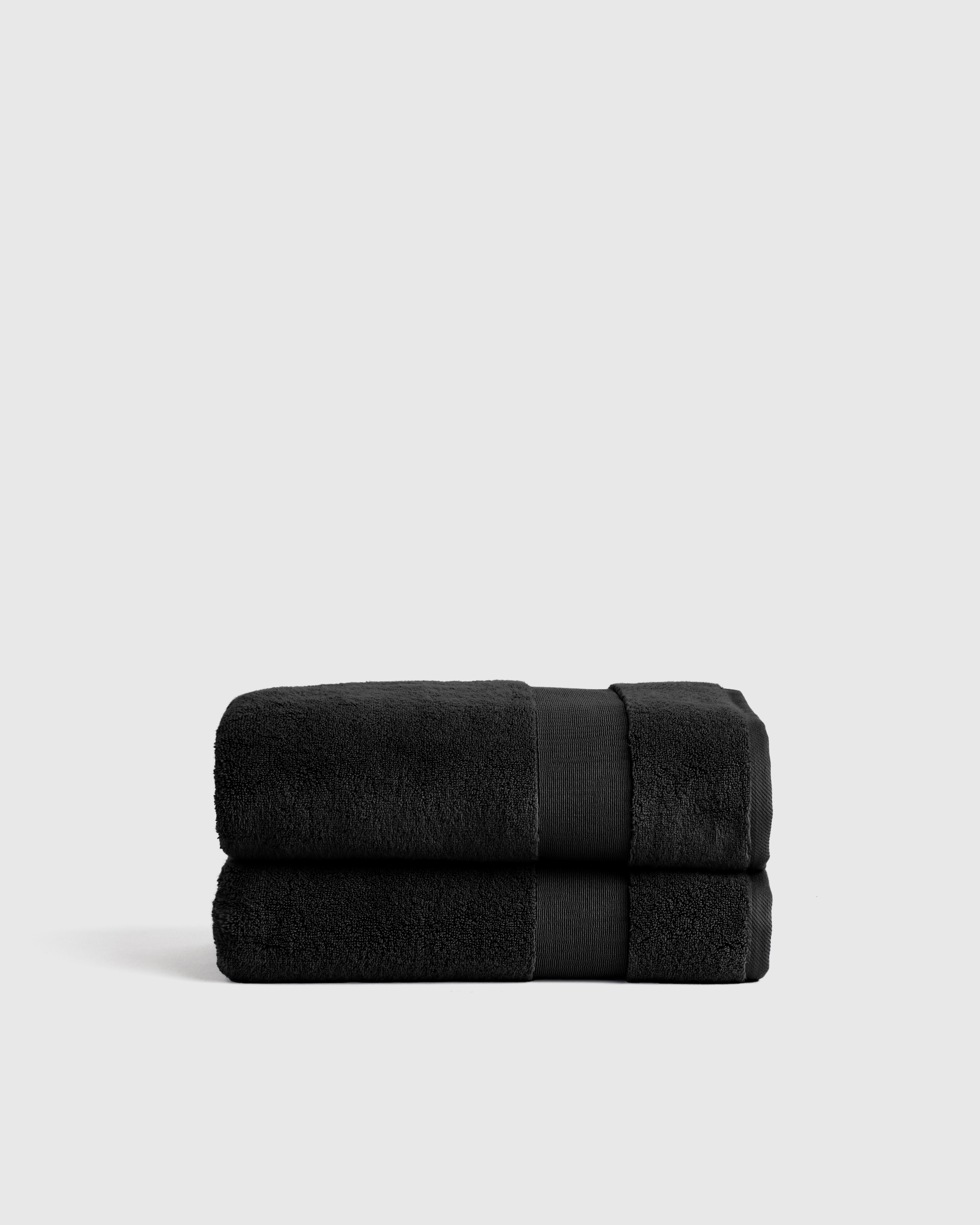 Quince Classic Bath Towel In Black