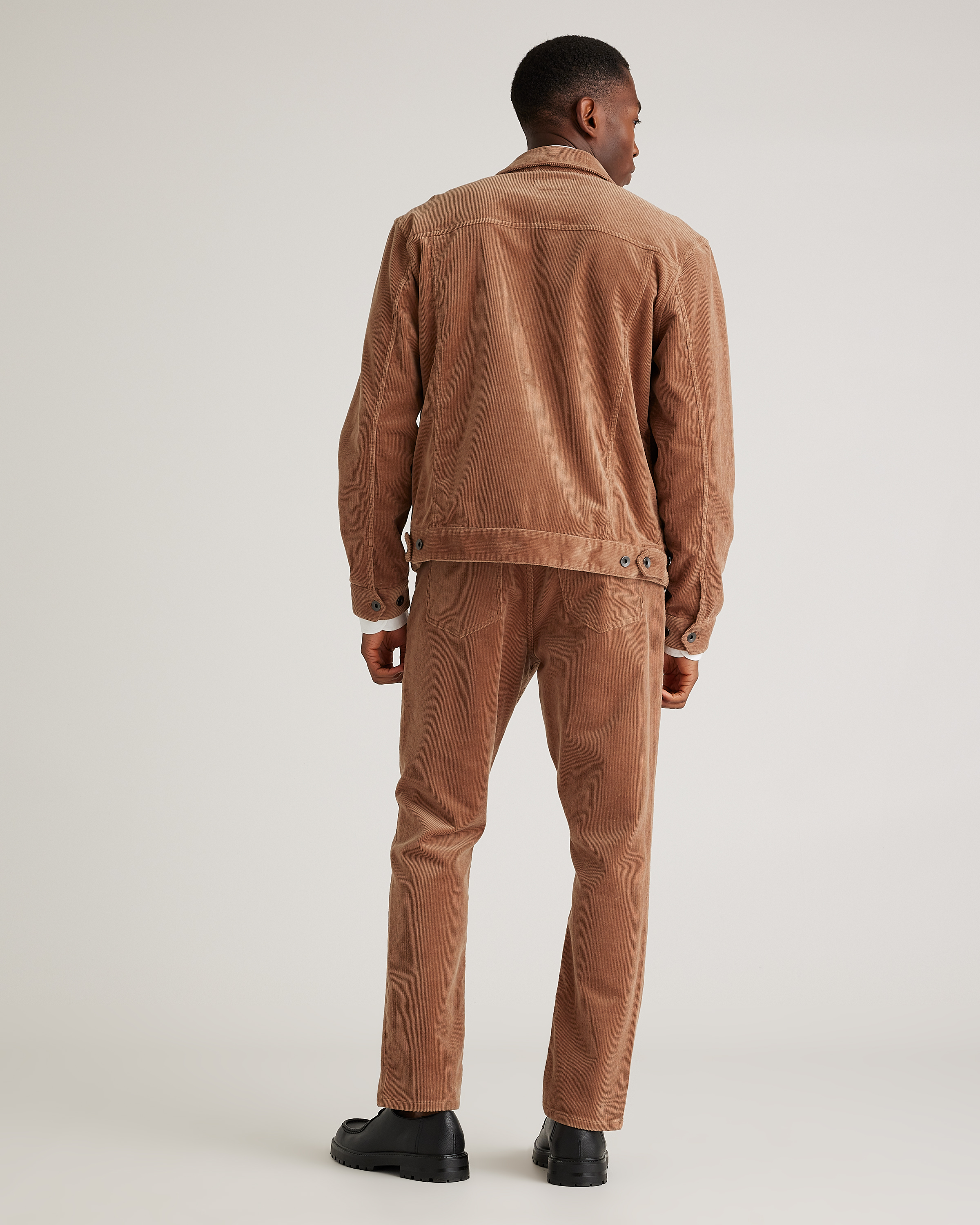 Organic Stretch Corduroy 5-Pocket Pants in Deep Navy