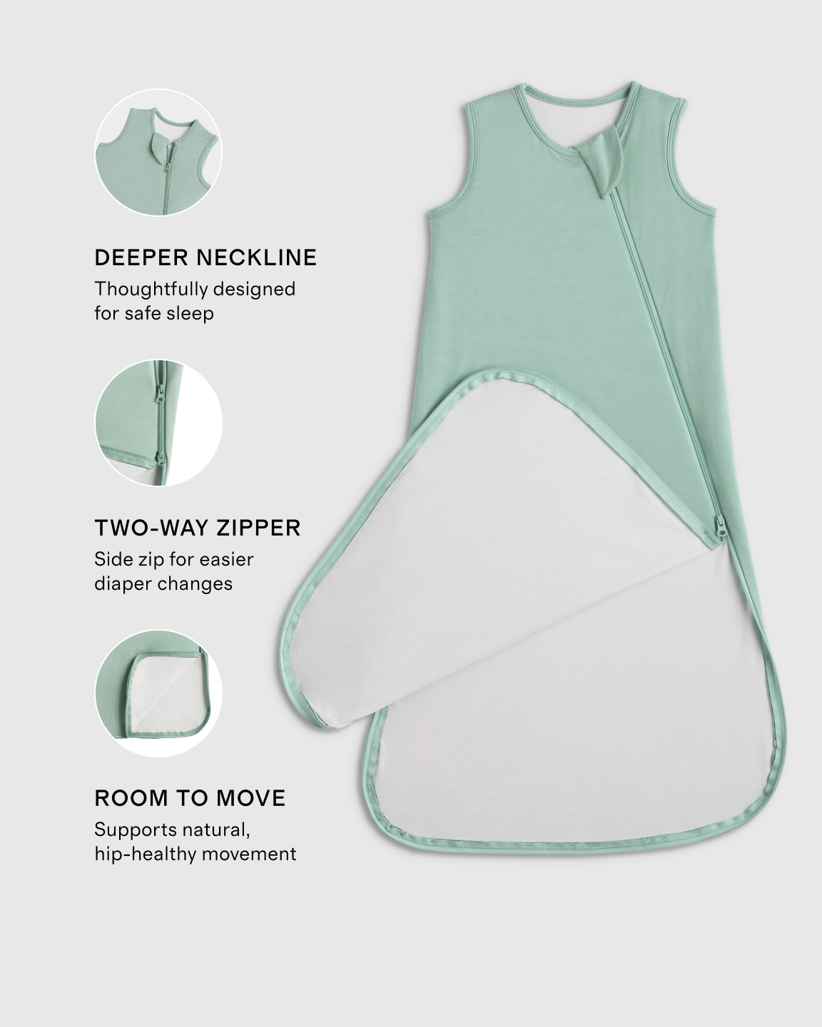 Bamboo Sleep Bag 1.0 TOG - thumbnail 5