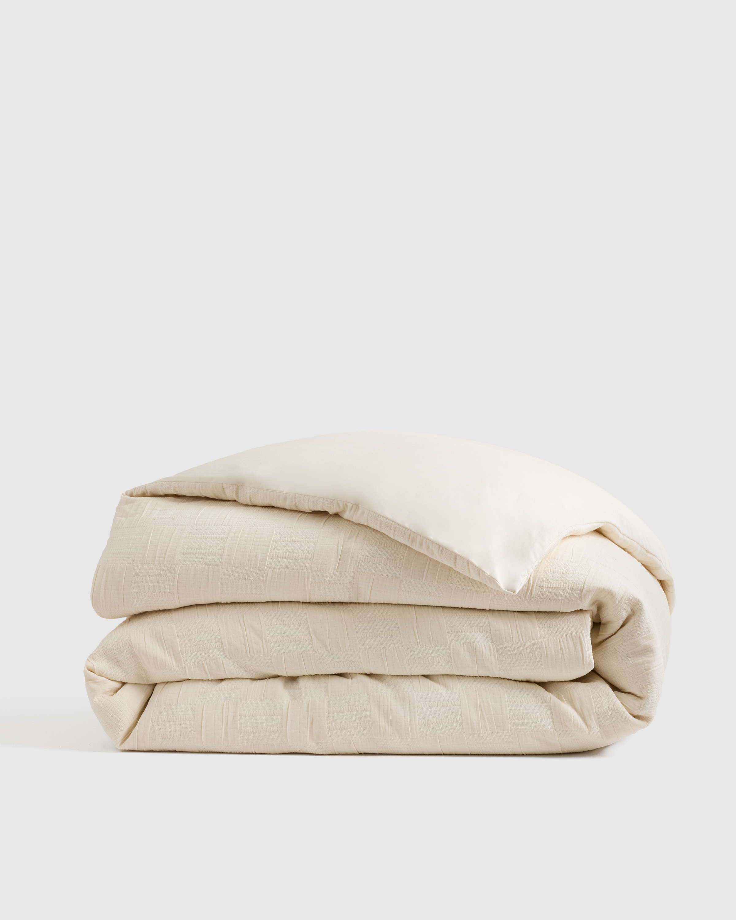 Matelasse Duvet Cover in Undyed