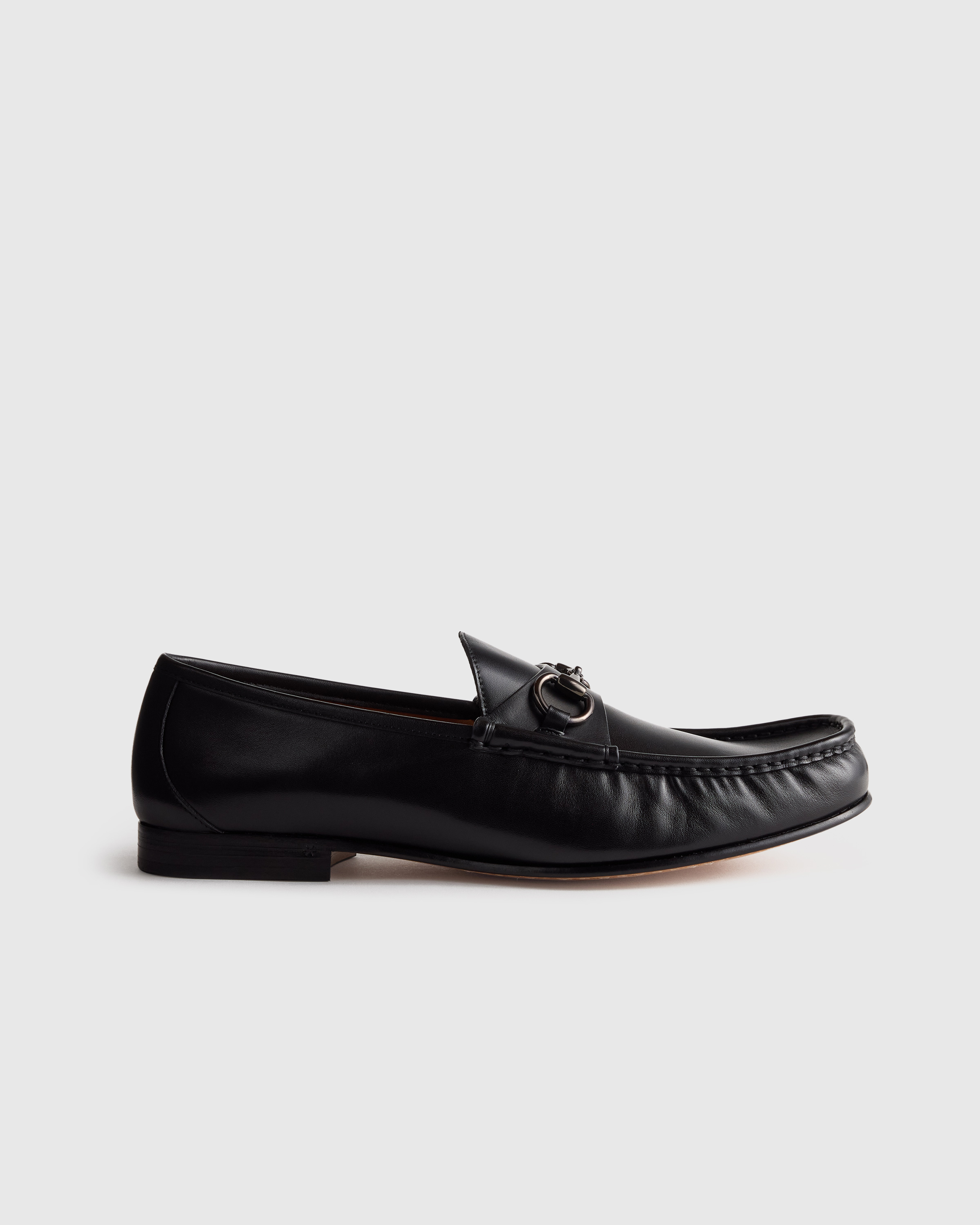 Calfskin Leather Horsebit Loafer