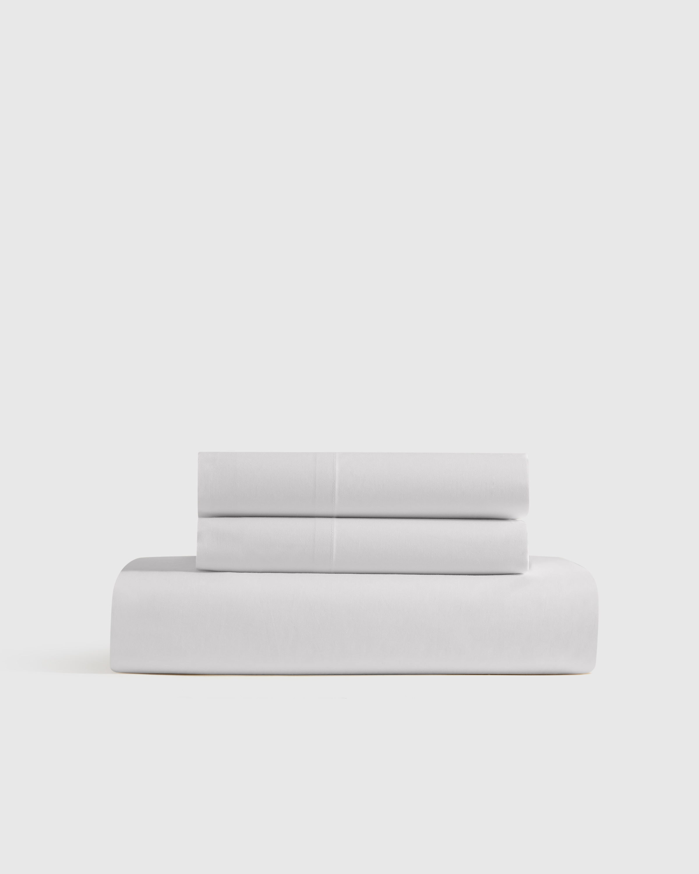 Classic Organic Percale Fitted Sheet Set in Sand