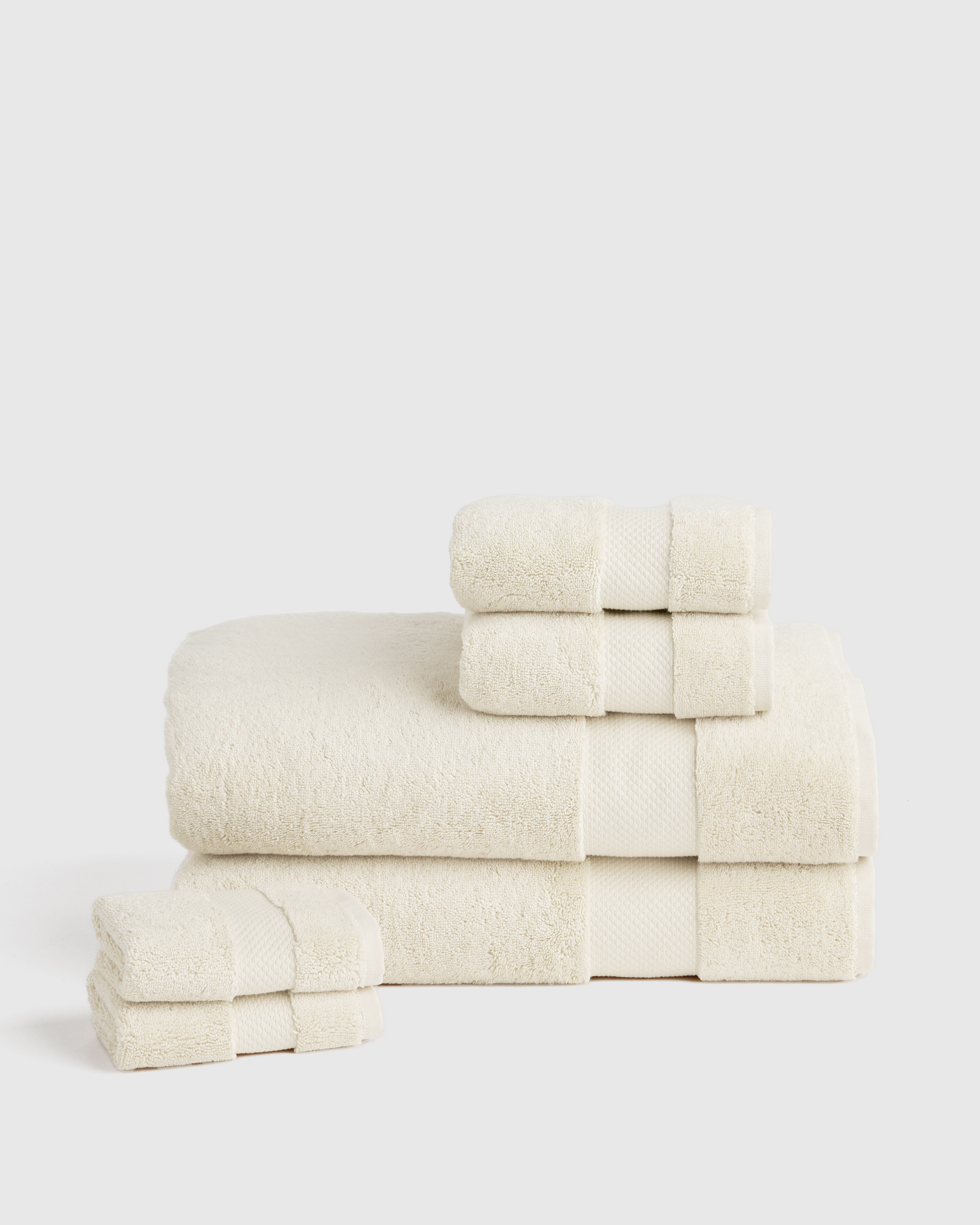 Turkish Ultra Plush Bath Sheet Bundle - Ivory