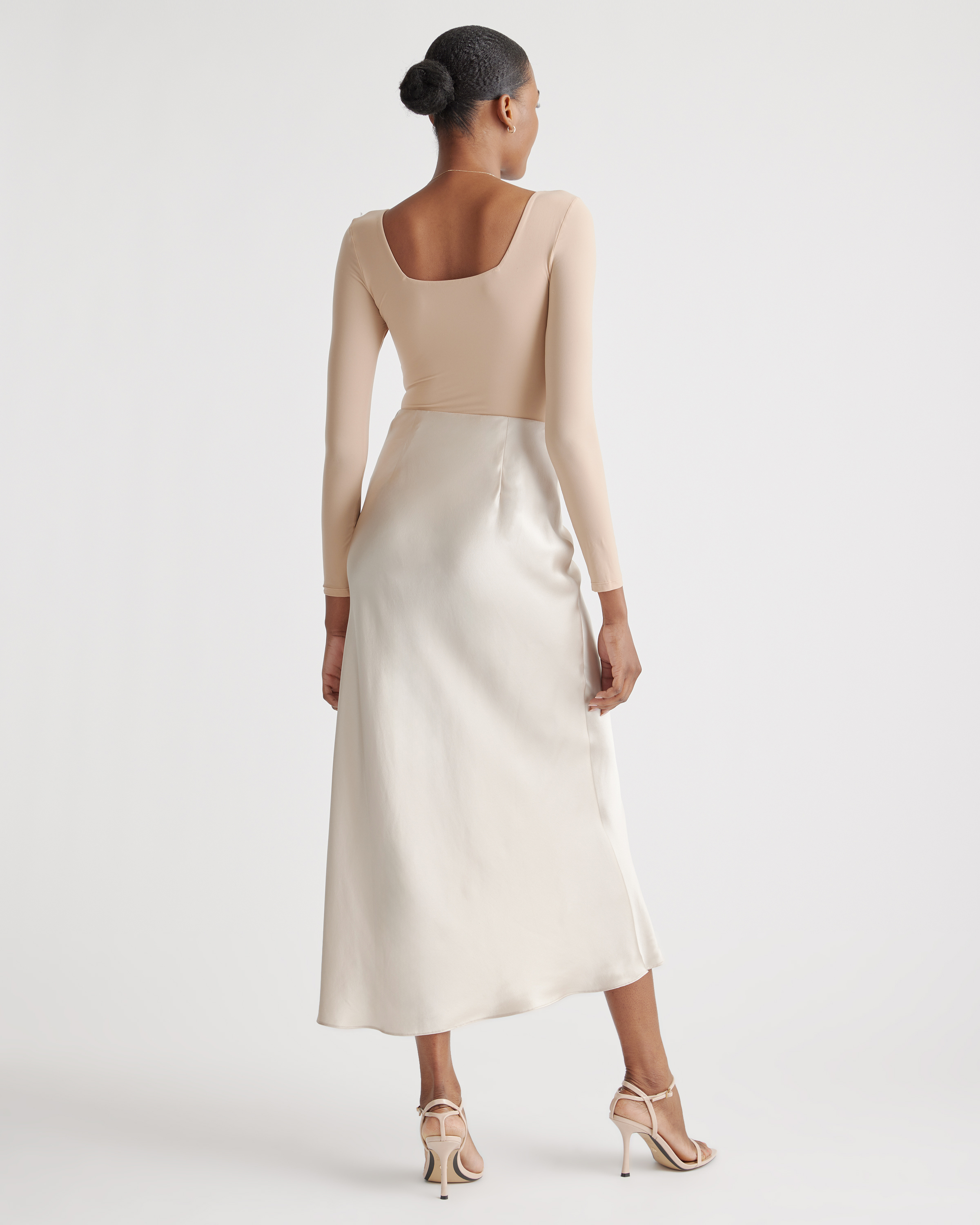100% Washable Silk Maxi Skirt - thumbnail 7