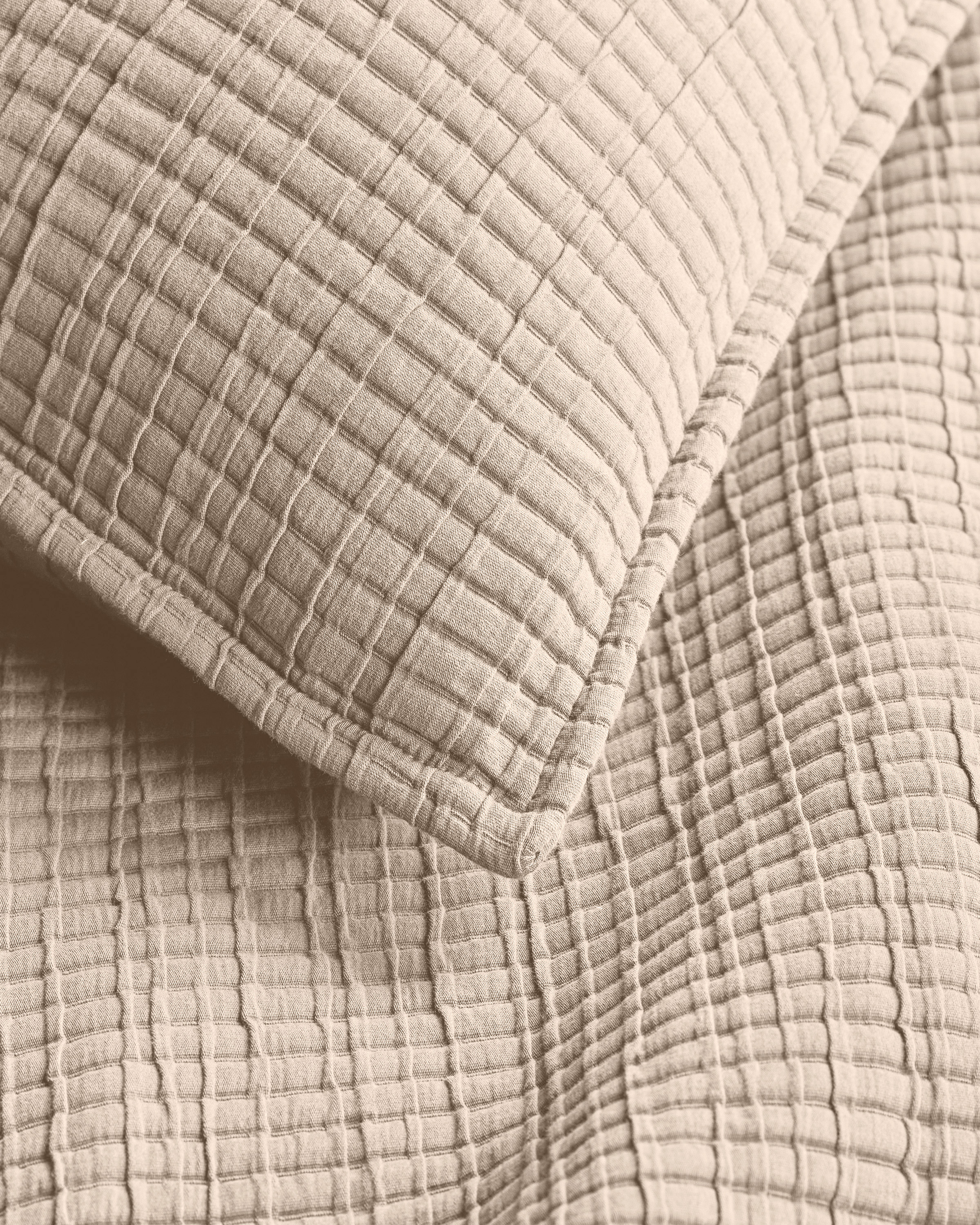 Organic Ribbed Cotton Shams - thumbnail 4