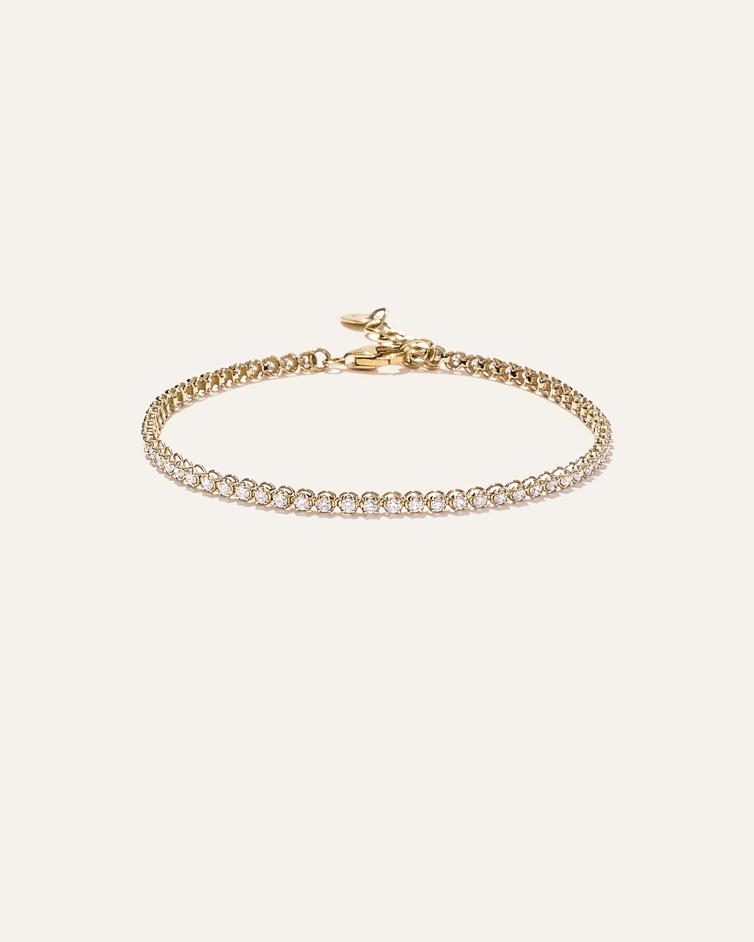 14K Gold Diamond 1ctw Tennis Bracelet