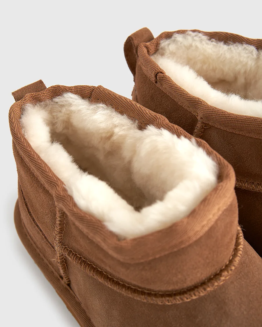 Mini Boots Pecan 6