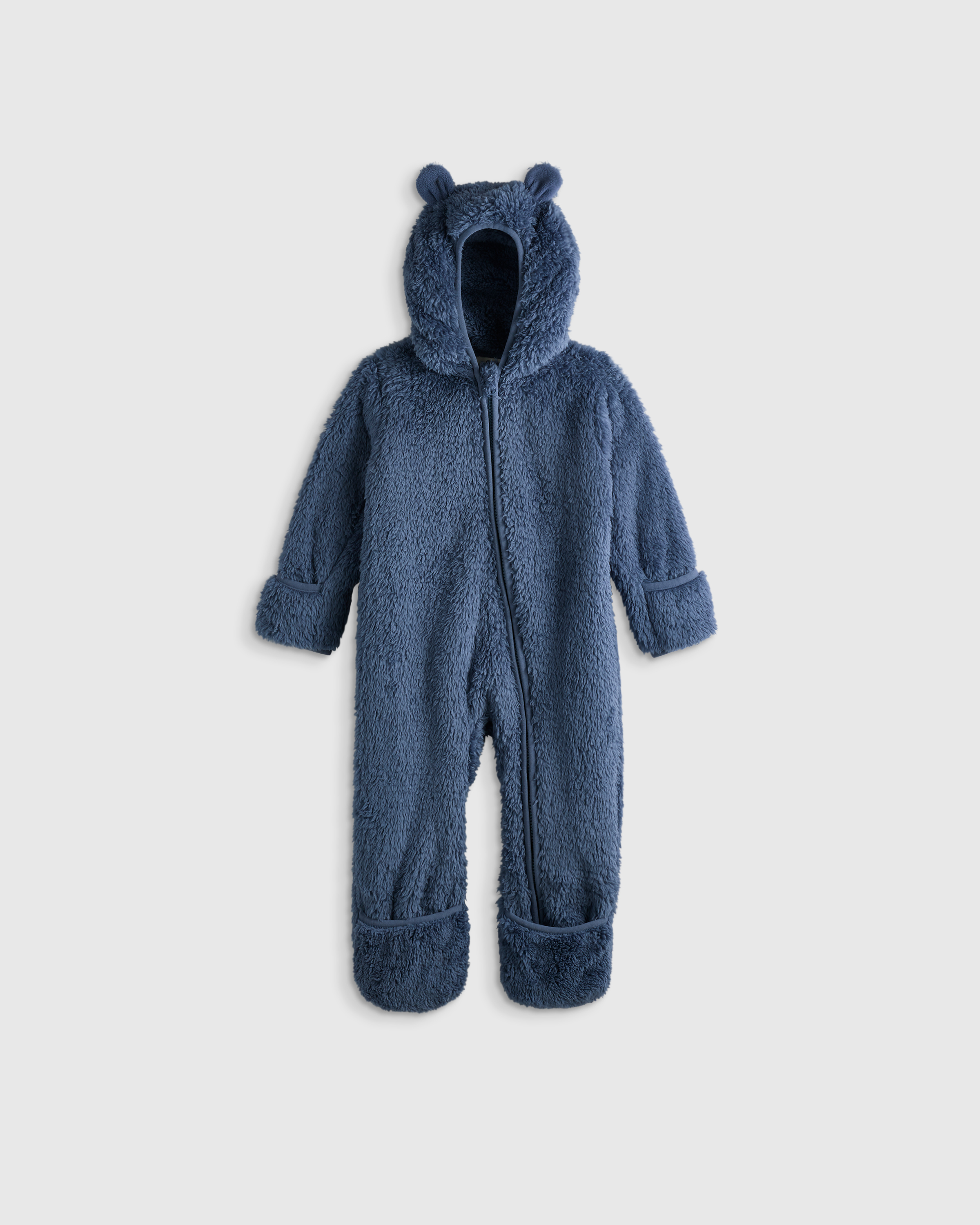 Recycled Sherpa Fleece Baby Bear Bunting - Baby