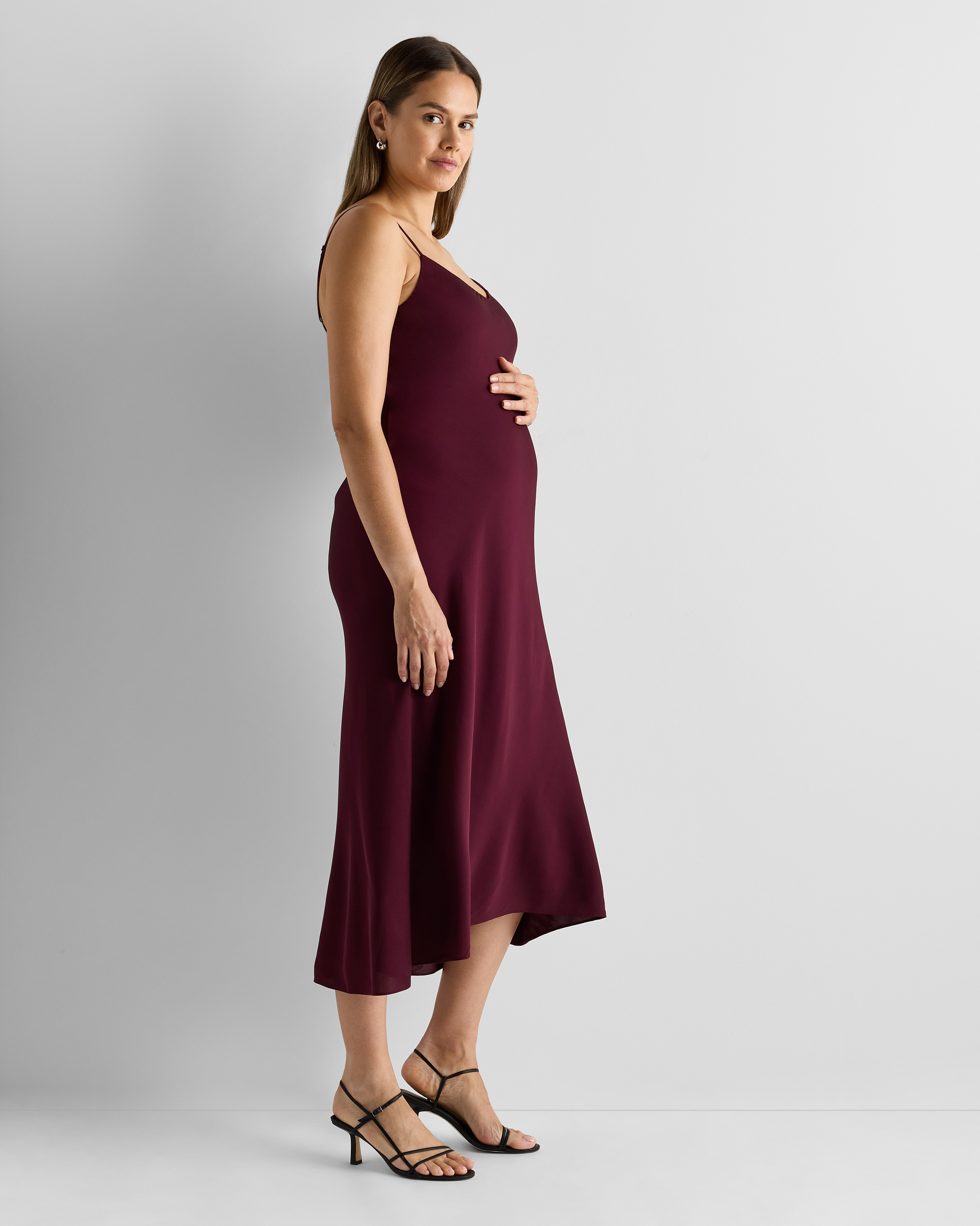 revealing white dress Lady Black Tie - Yvette Gown - Off-white - Corset Pleated Luxe Satin Gown Col 24 Drop 1 TROUSERS SIZE:S Off the shoulder straps How to Wear the