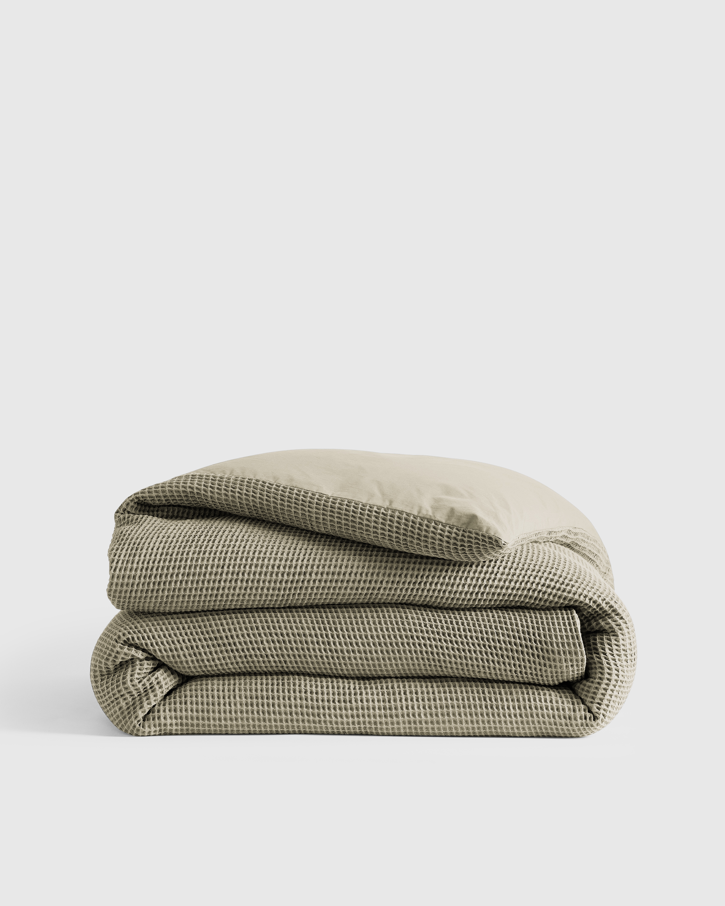 Organic Waffle Duvet Cover (Twin) by Quince