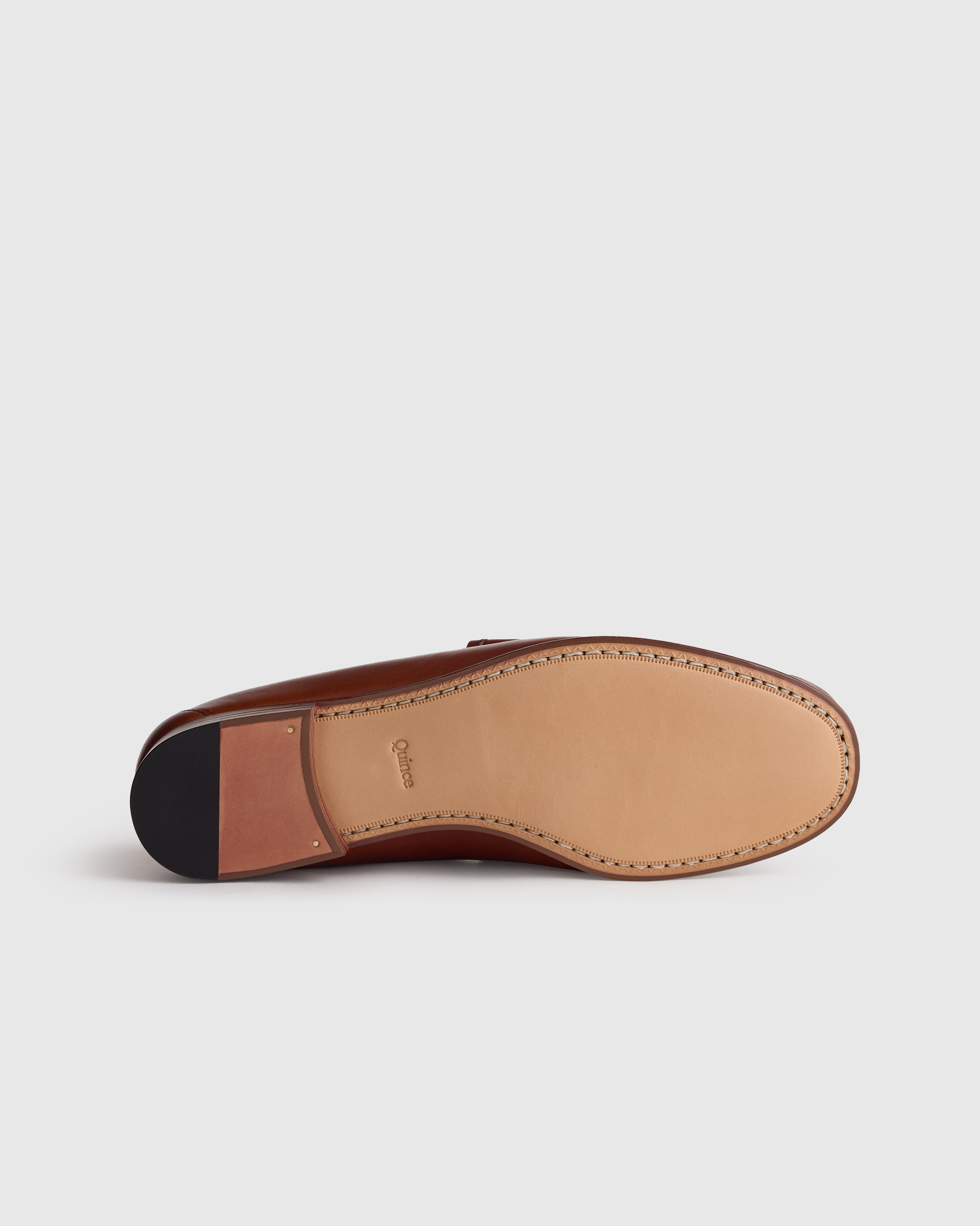 Calfskin Leather Horsebit Loafer in Tan