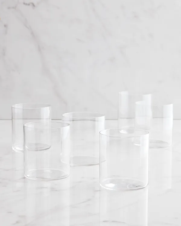 Essential Crystal Short Drinking Glasses, Set of 6