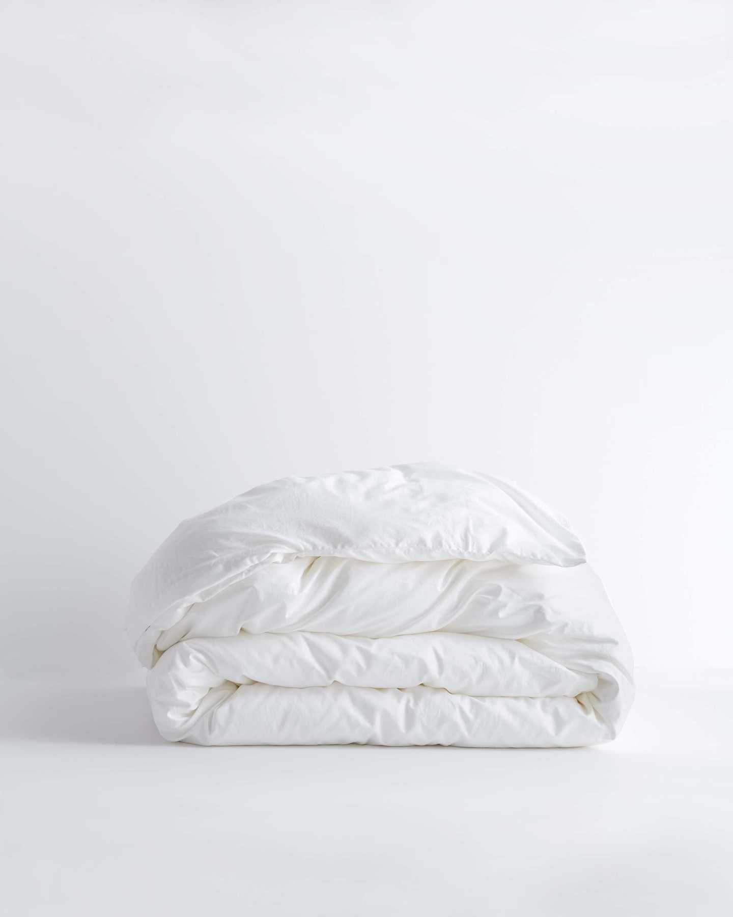 Sateen Supima Cotton Duvet Cover - White