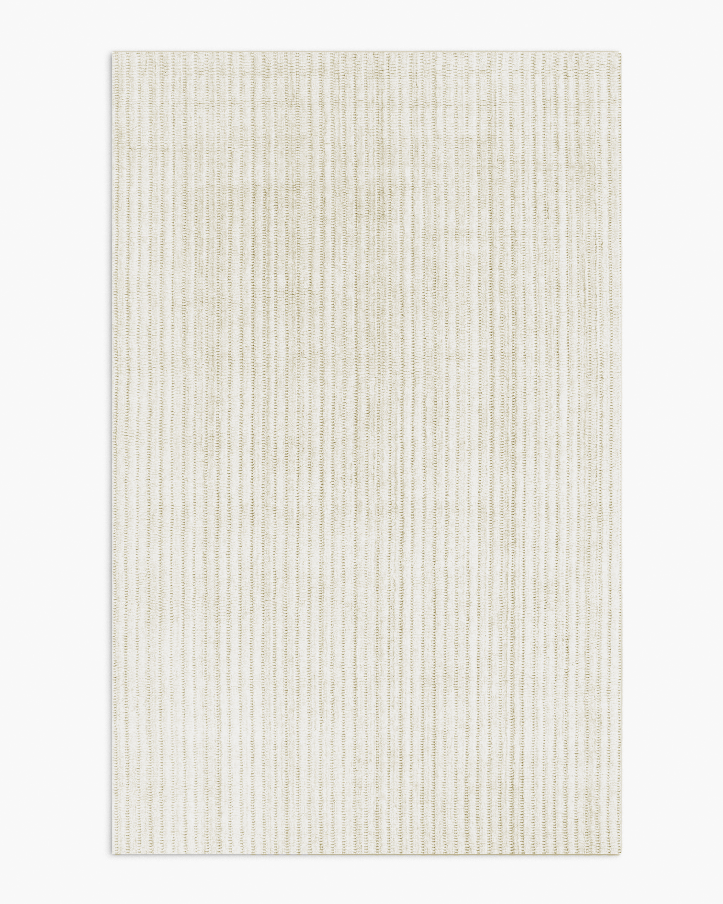 6x9 Aspen Hand-Loomed Wool Rug in Ivory