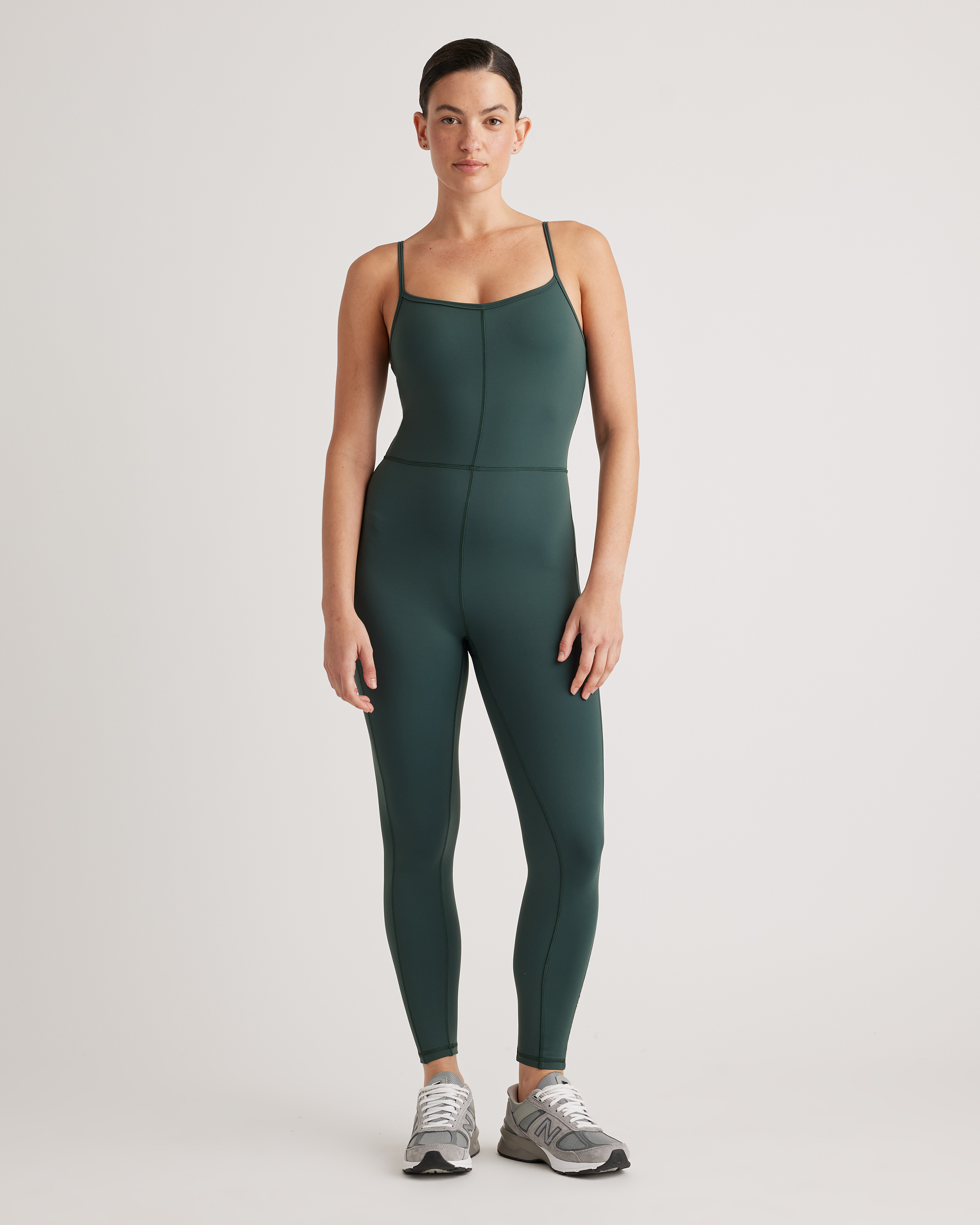 Quince Women's Ultra-form Jumpsuit In Forest Green