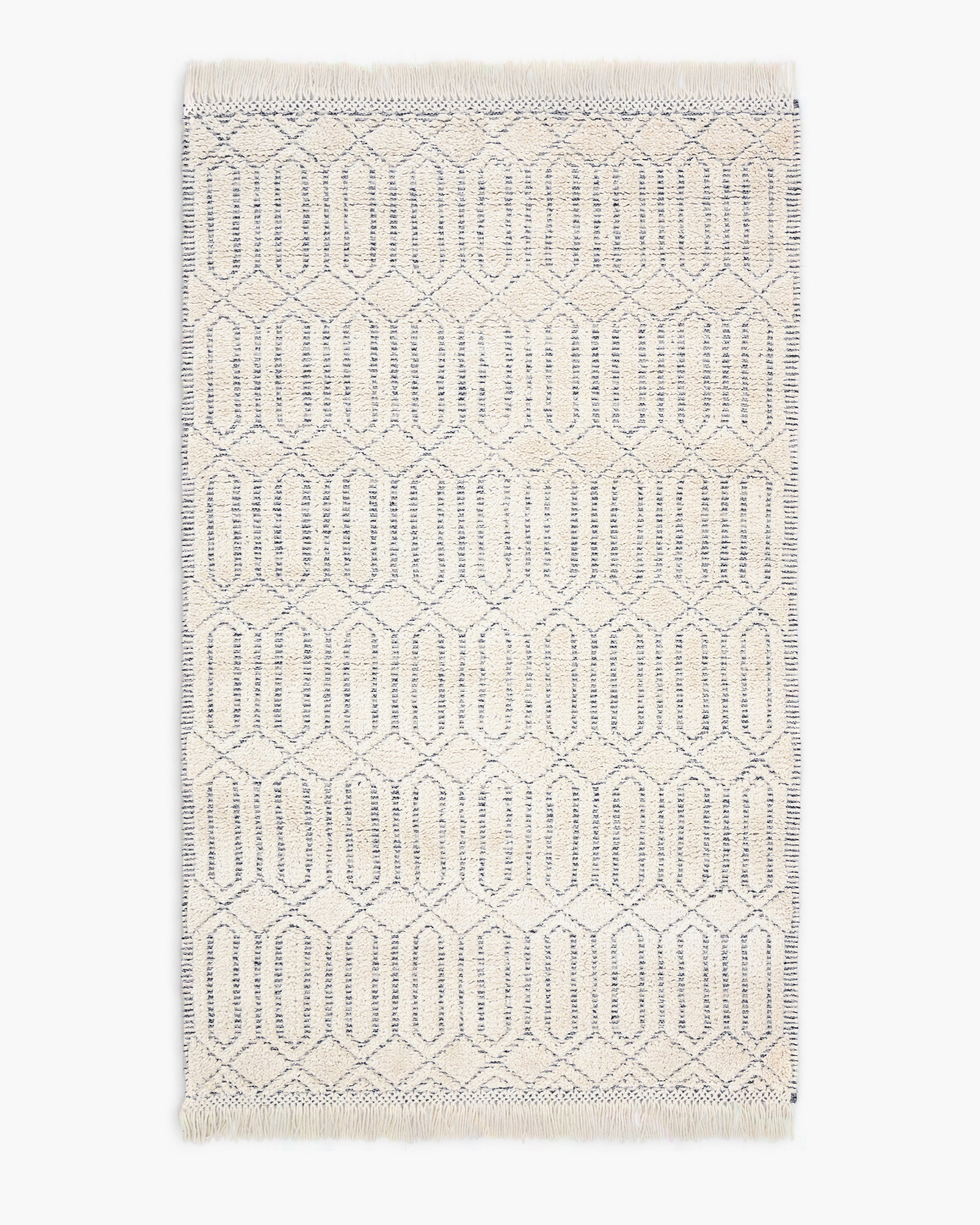 Quince Clyde Wool Rug In White