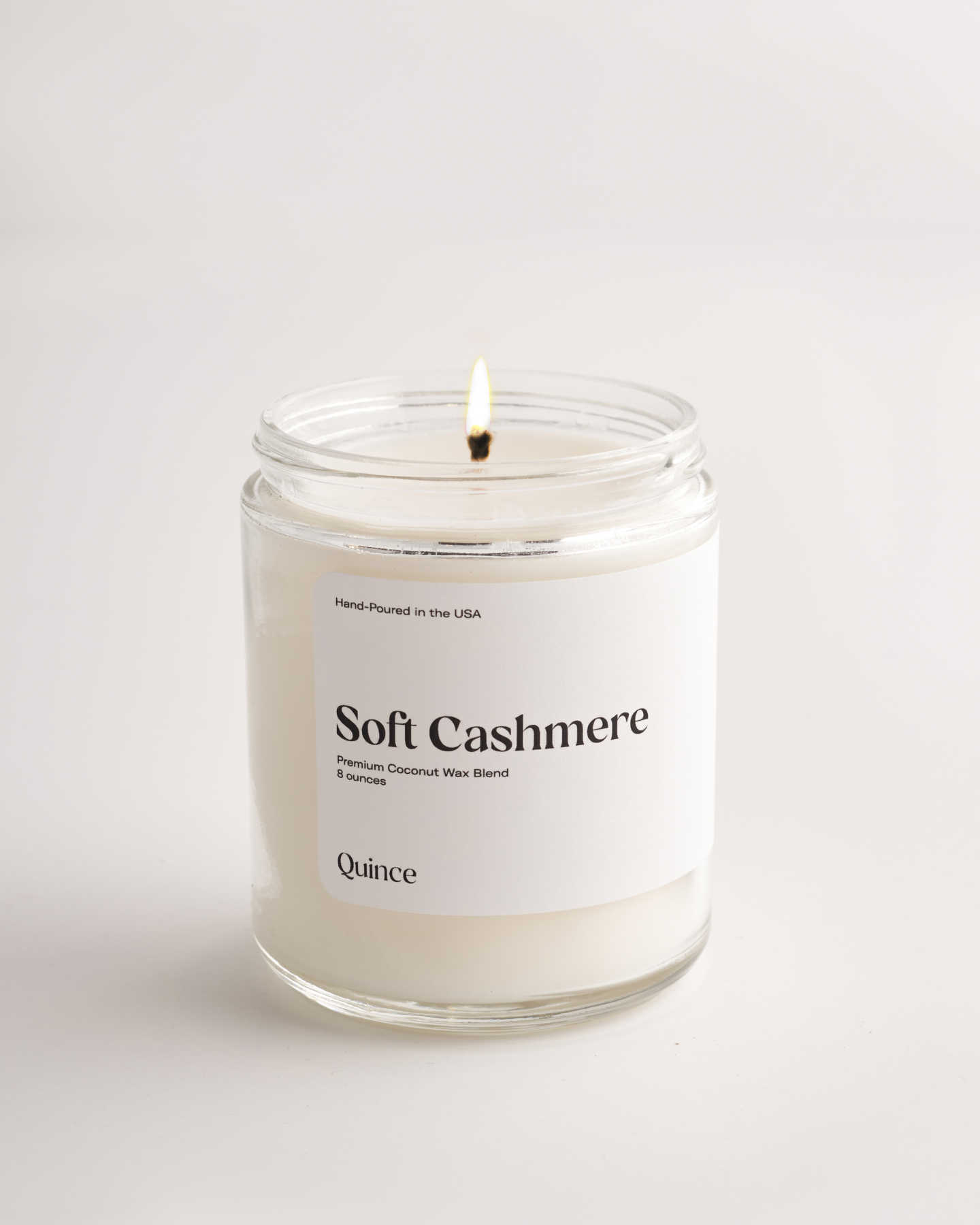 Hand-Poured Coconut Wax Candle - Soft Cashmere