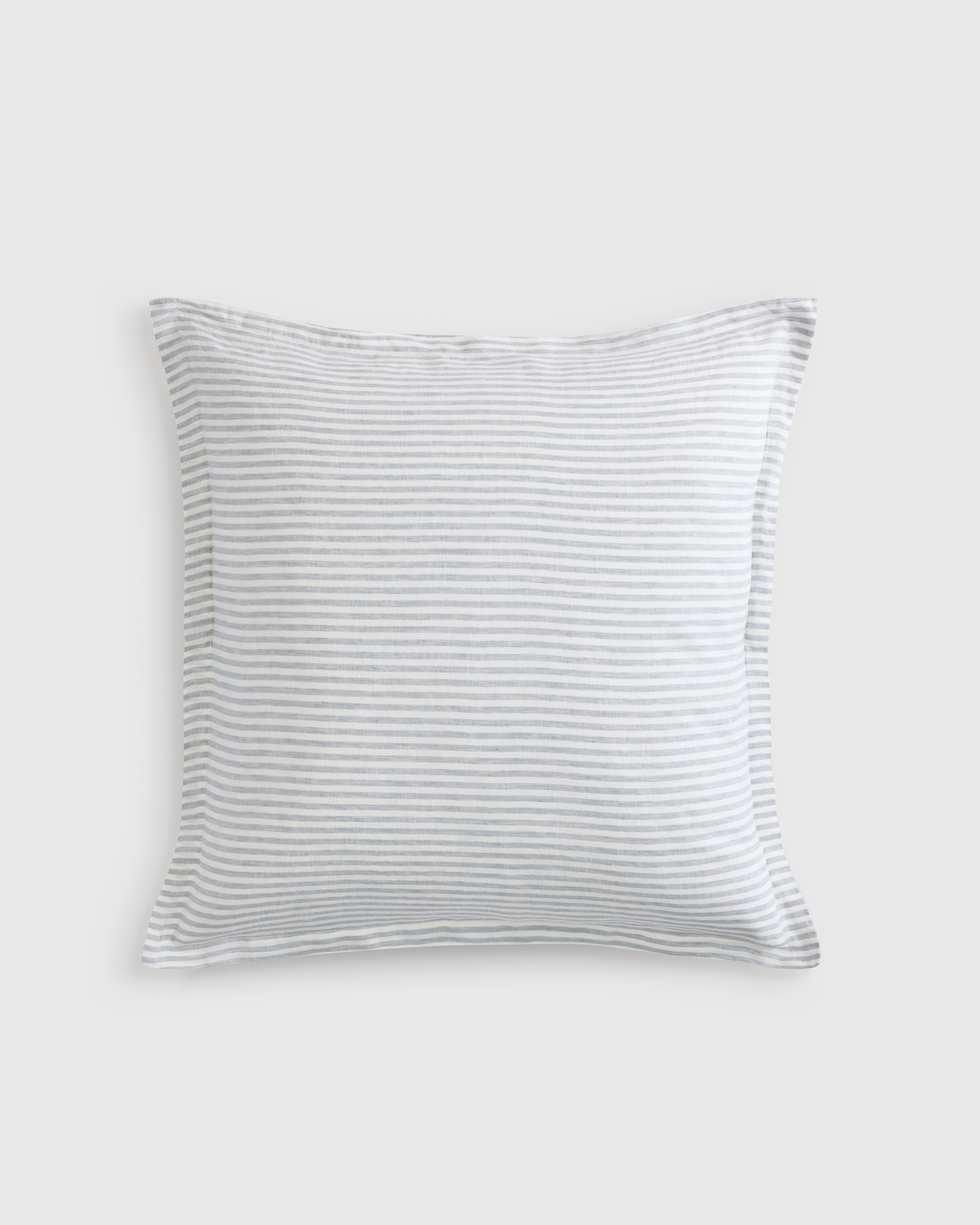 European Linen Stripe Euro Sham