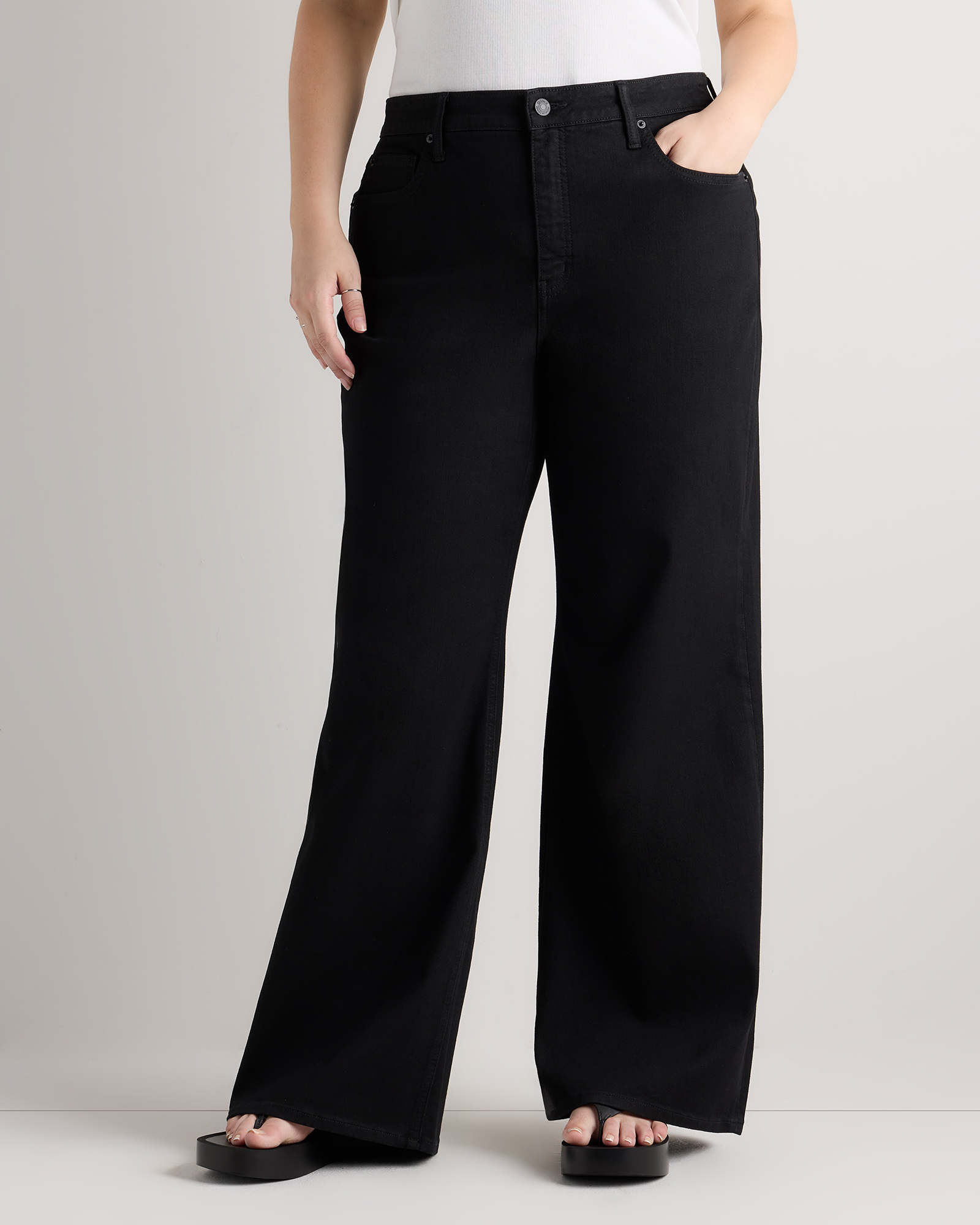 Bella Stretch Wide Leg Jeans