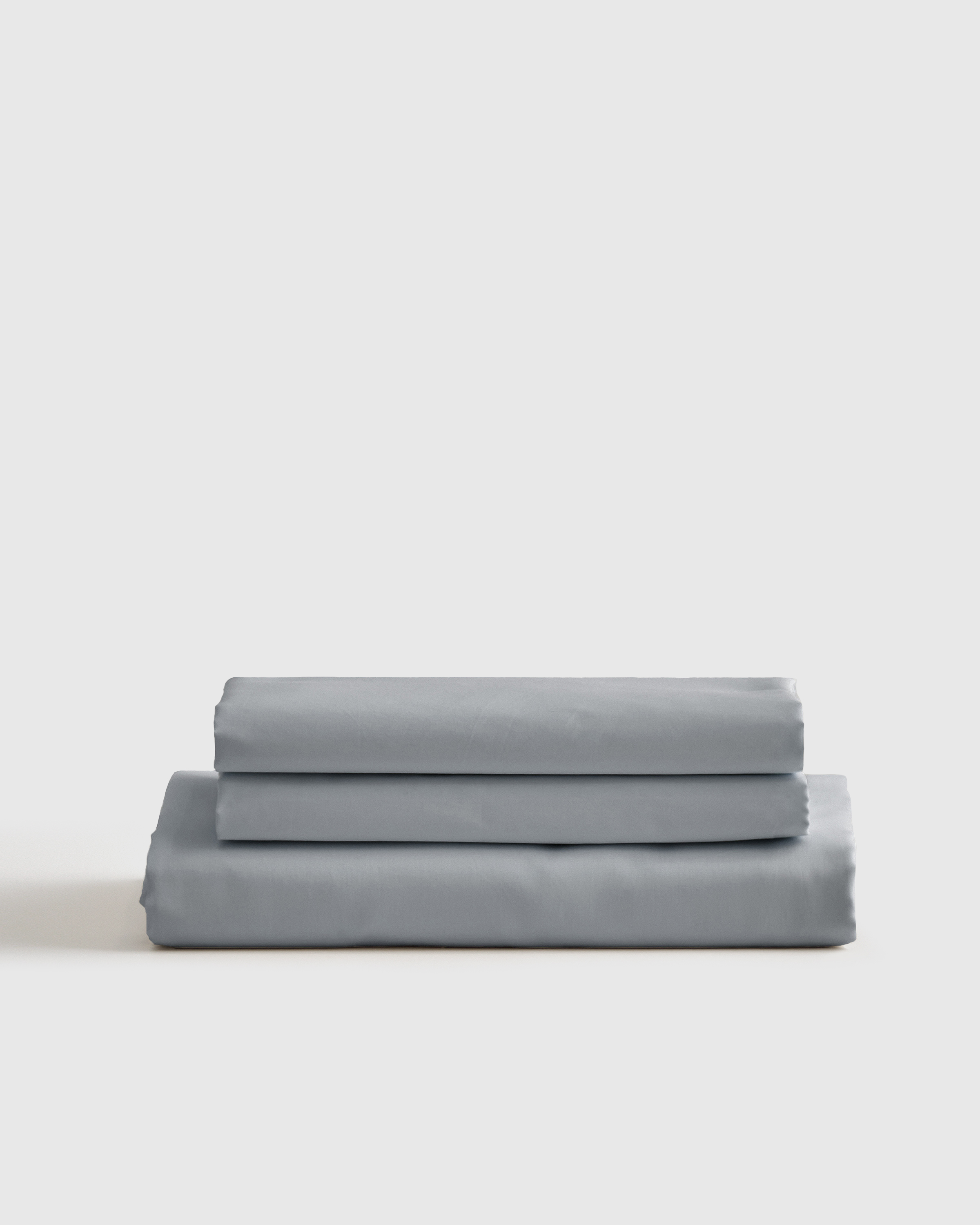 Luxury Organic Sateen Fitted Sheet Set - Aloe