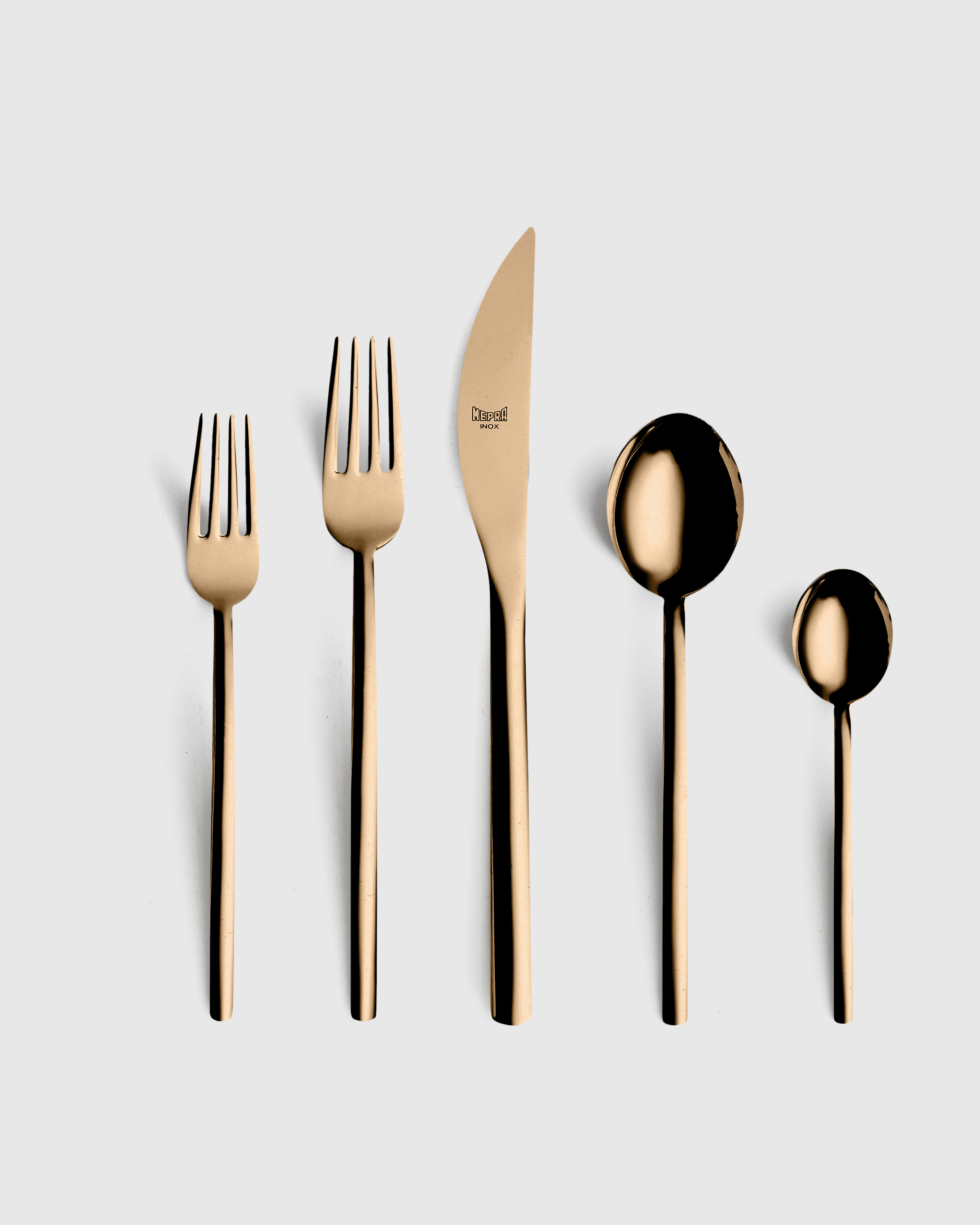 Quince Due Flatware 20-pc Set In Polished Gold