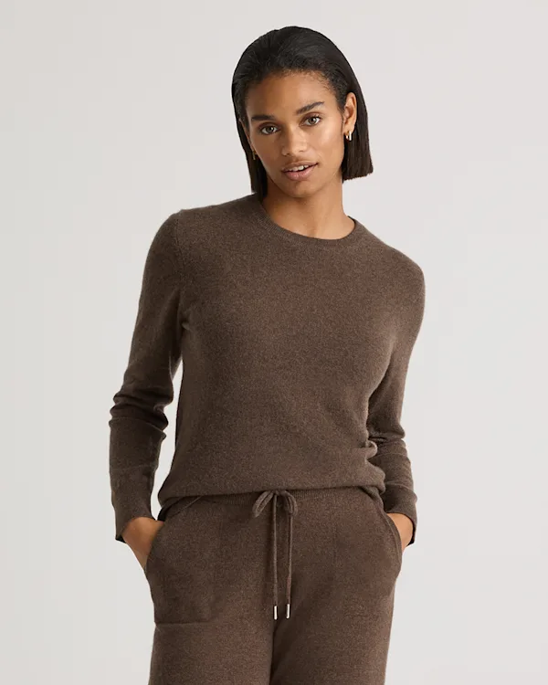 Mongolian Cashmere Crewneck Sweater