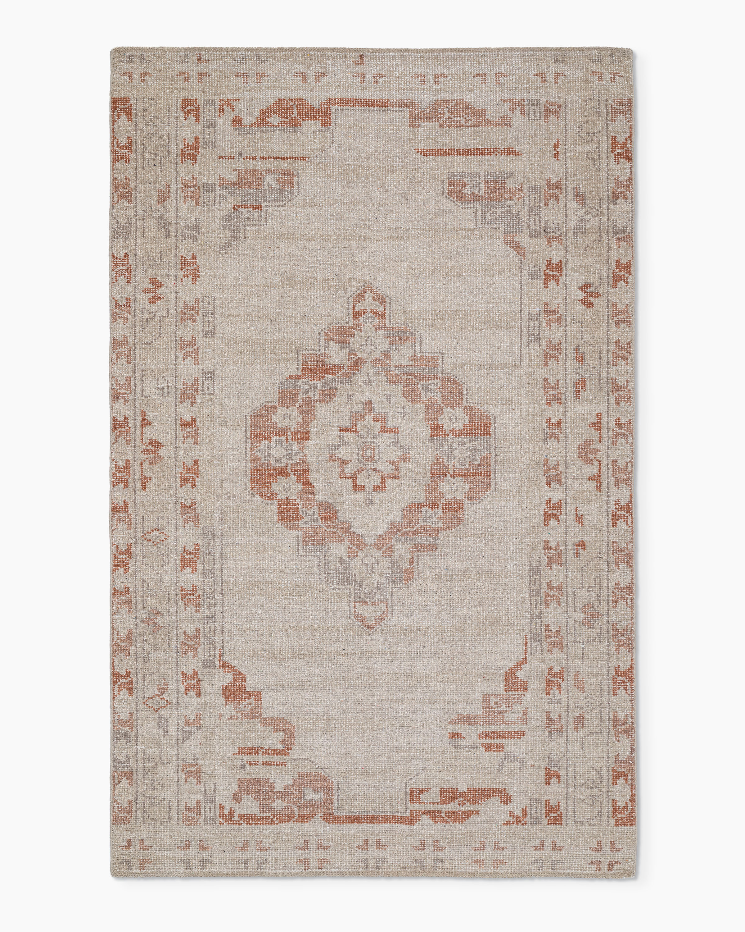 Quince Loren Hand-knotted Wool Rug In Oat