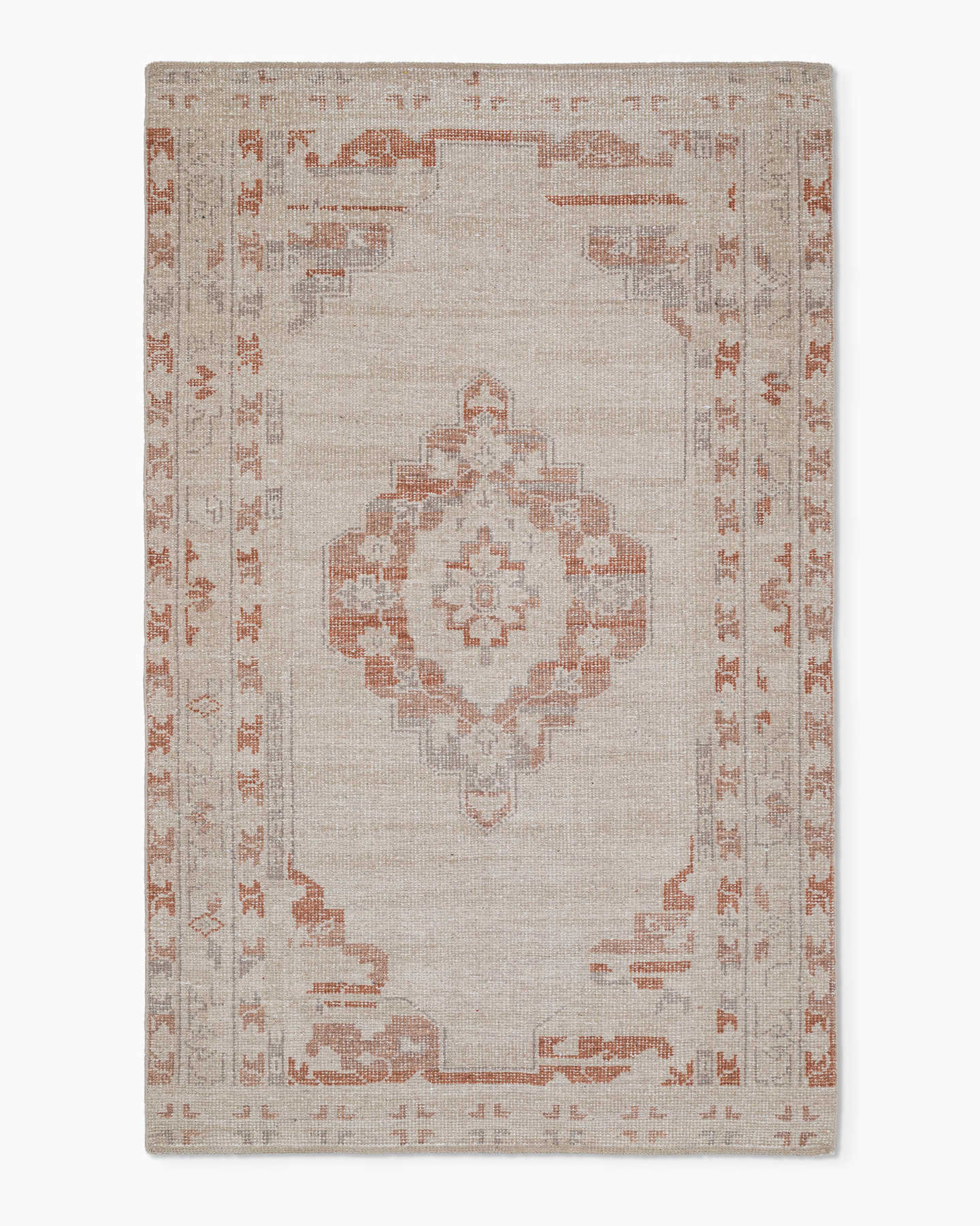 Loren Hand-Knotted Wool Rug - Oat Multi