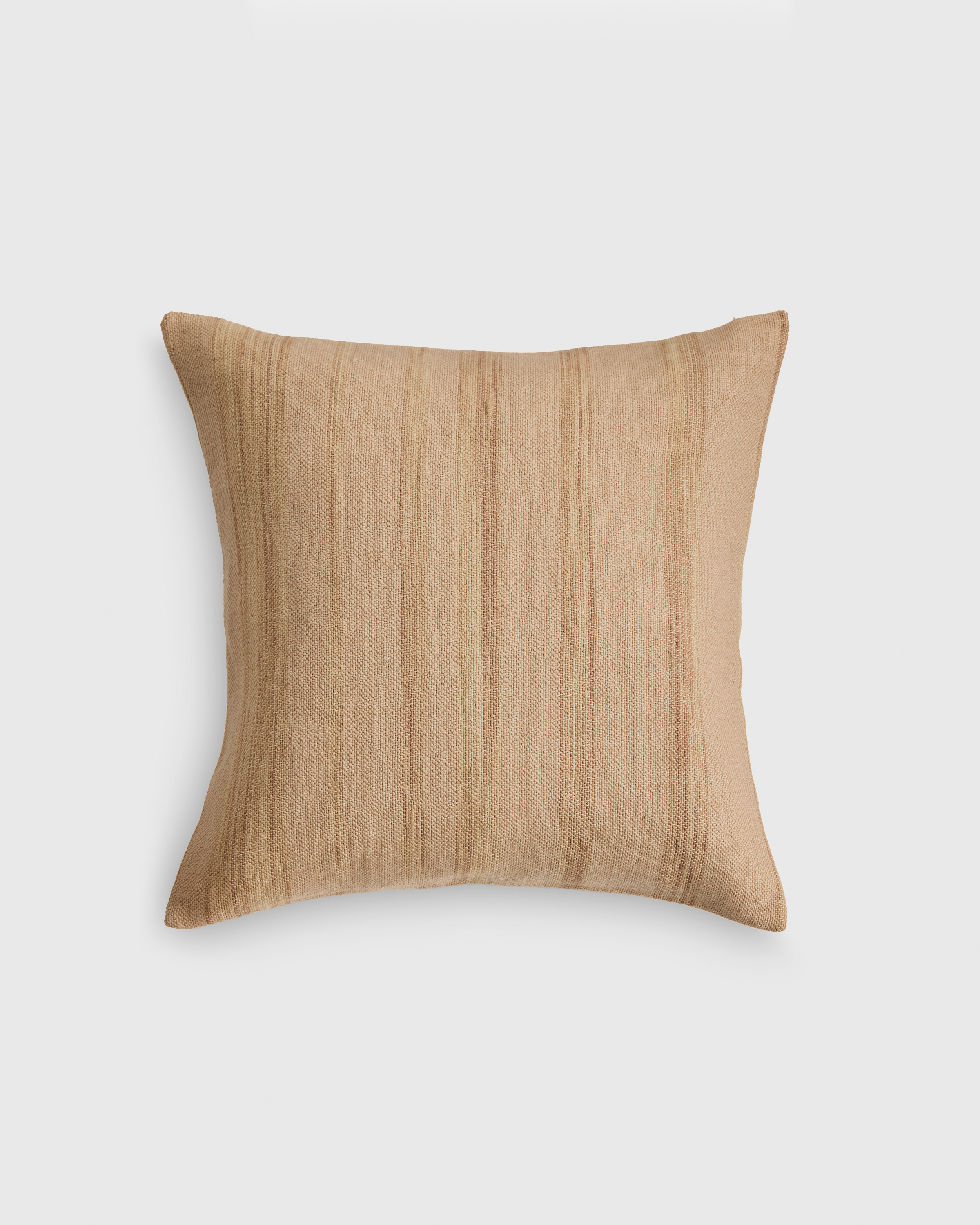 Melange Stripe Pillow Cover in Soft Blush