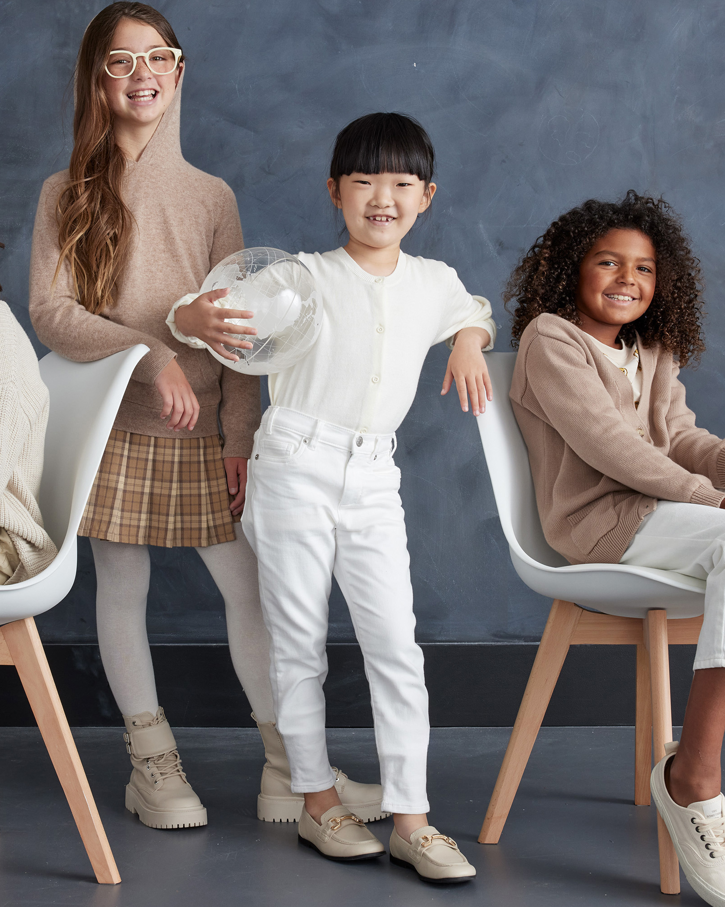 Mongolian Cashmere Cardigan - Kid - thumbnail 3
