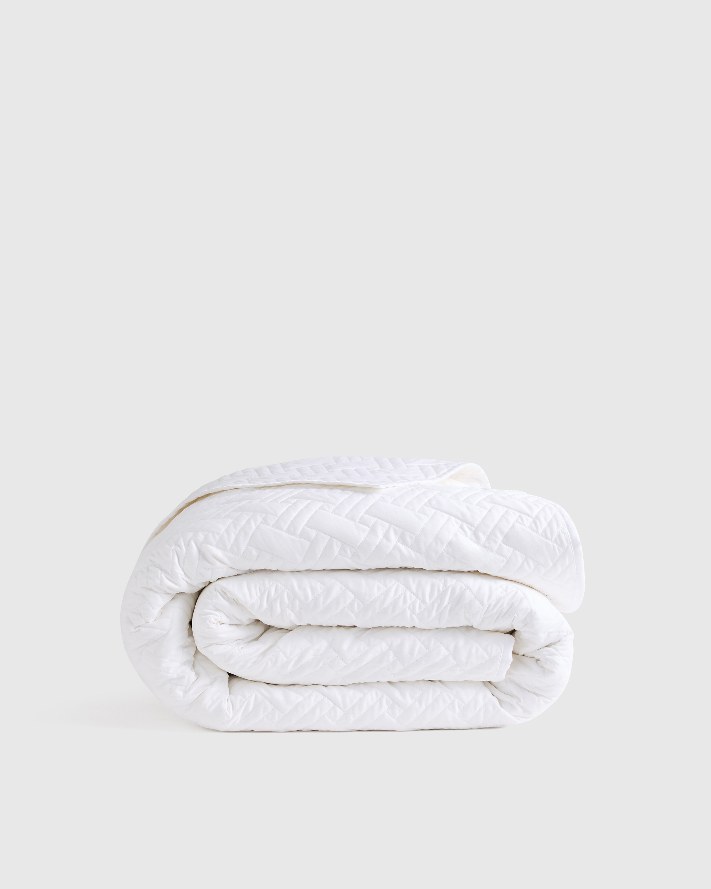 Organic Cotton Basketweave Quilt - Full/Queen
