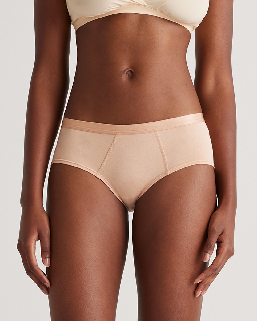 Shop Quince Women's Micromodal Cheeky Brief In Warm Sand