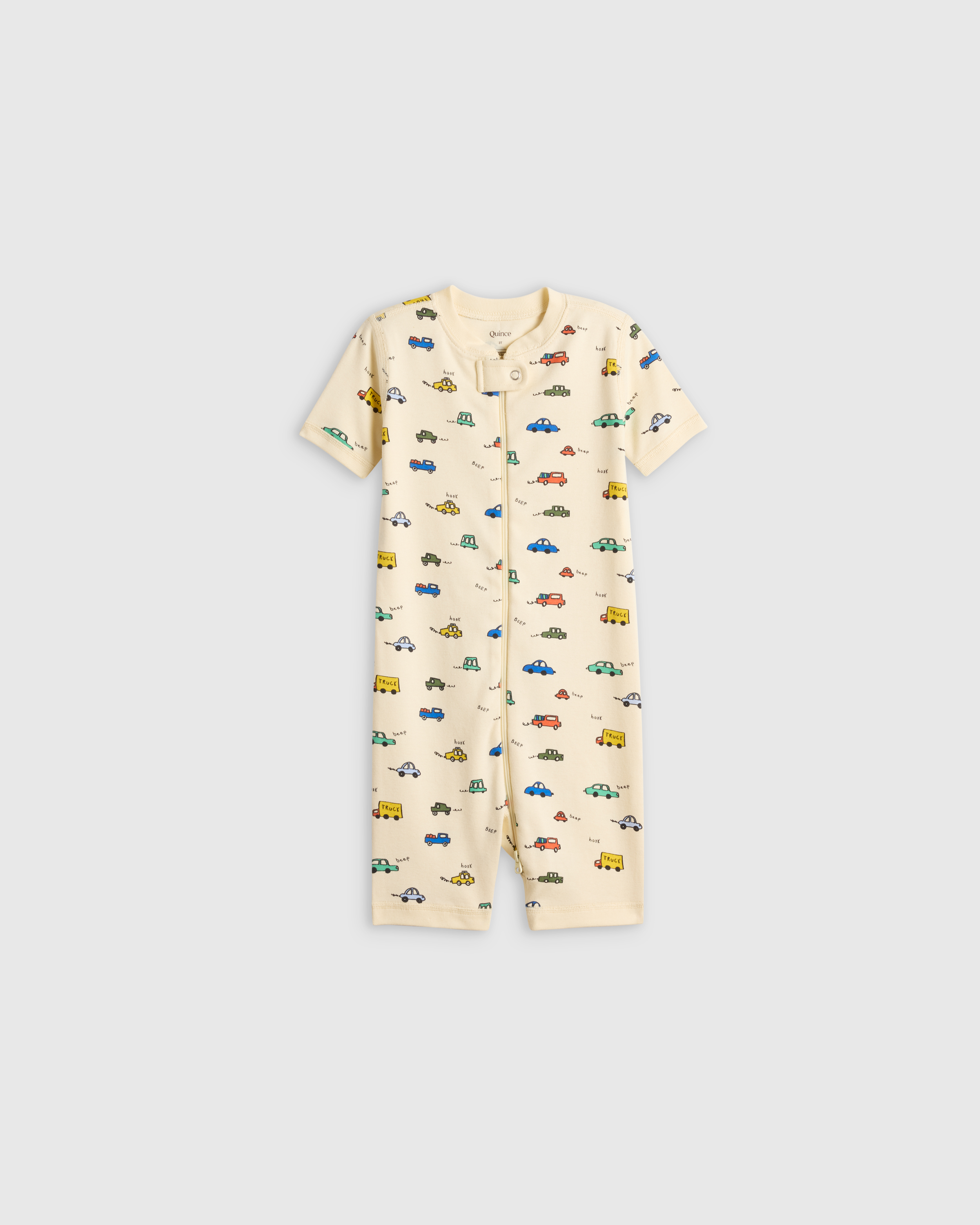 100% Organic Cotton Shortie Onesie Pajama - thumbnail 9