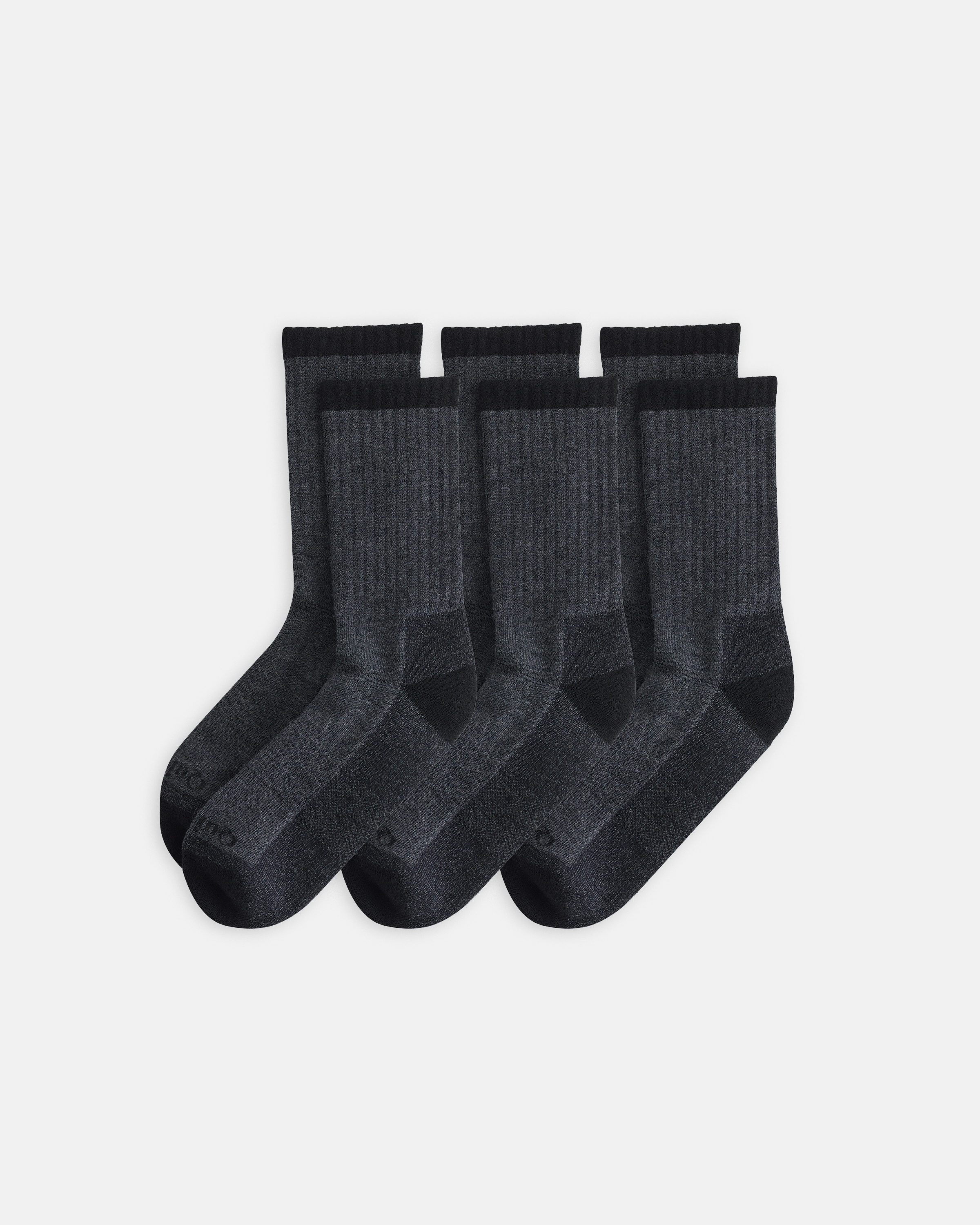 Quince Merino Wool Hiking Socks In Gray