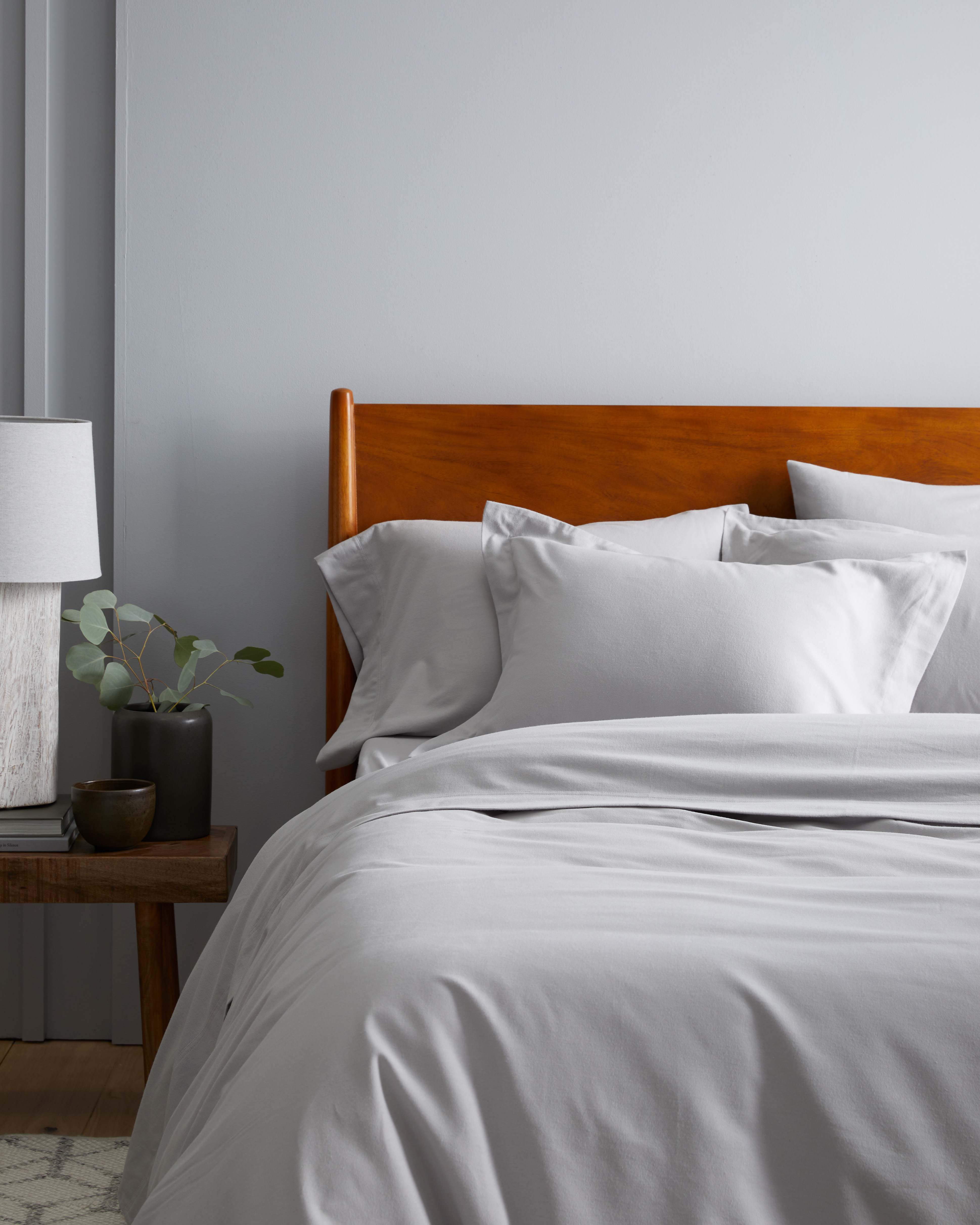 Luxury Organic Flannel Duvet Cover Set - thumbnail 10