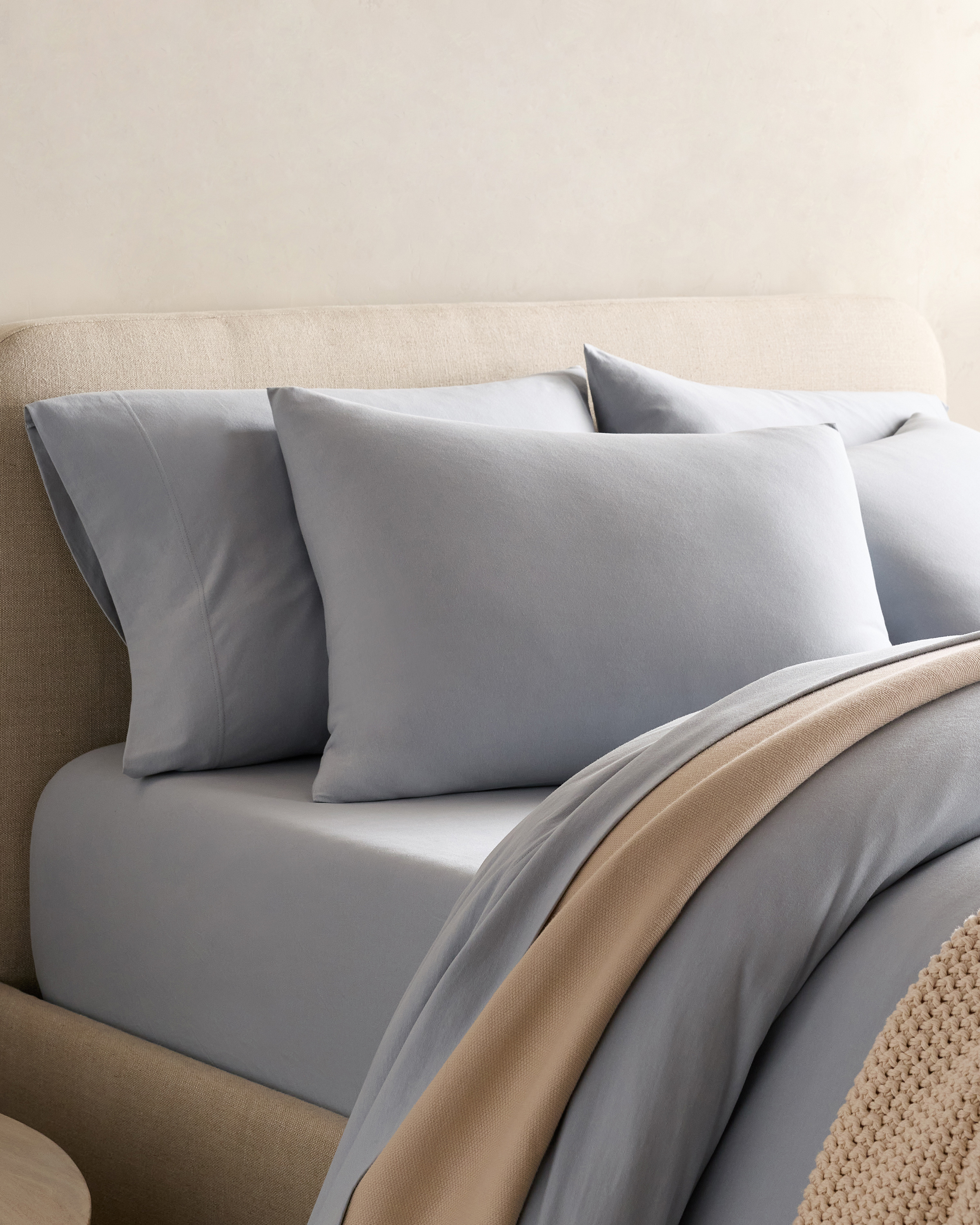 Organic Jersey Duvet Cover Set - thumbnail 3