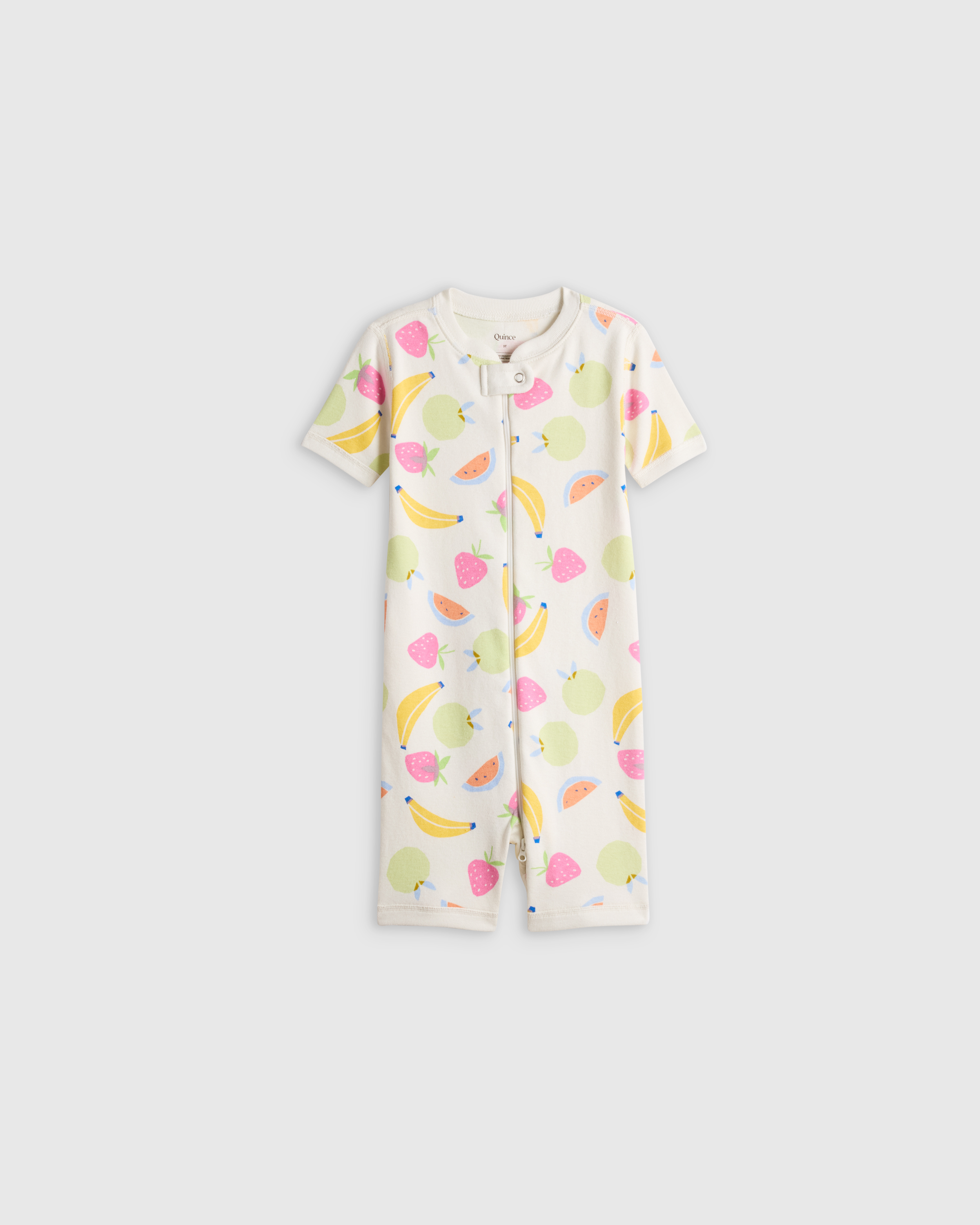 100% Organic Cotton Shortie Onesie Pajama - thumbnail 5