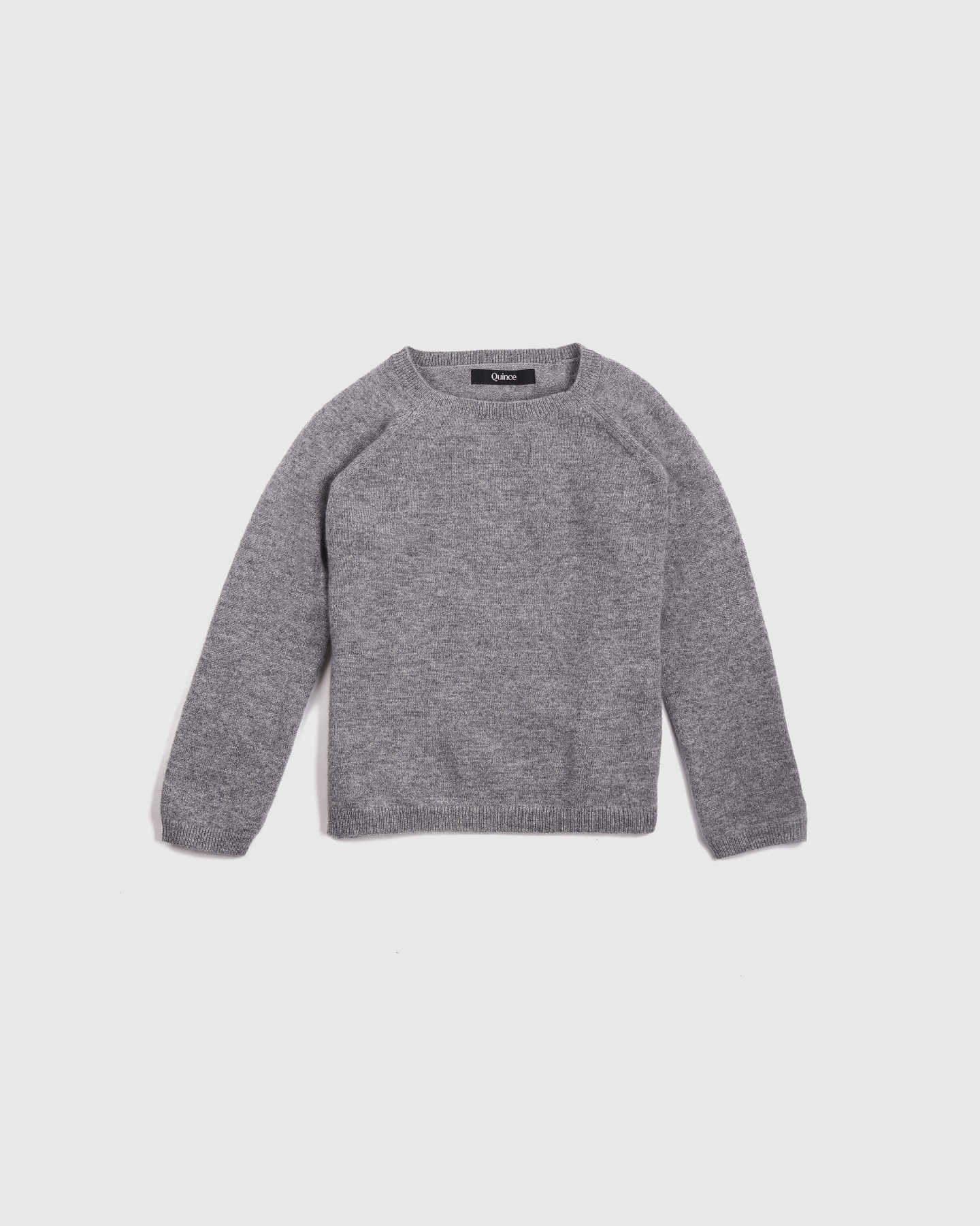 Mongolian Cashmere Toddler Pullover - Heather Grey