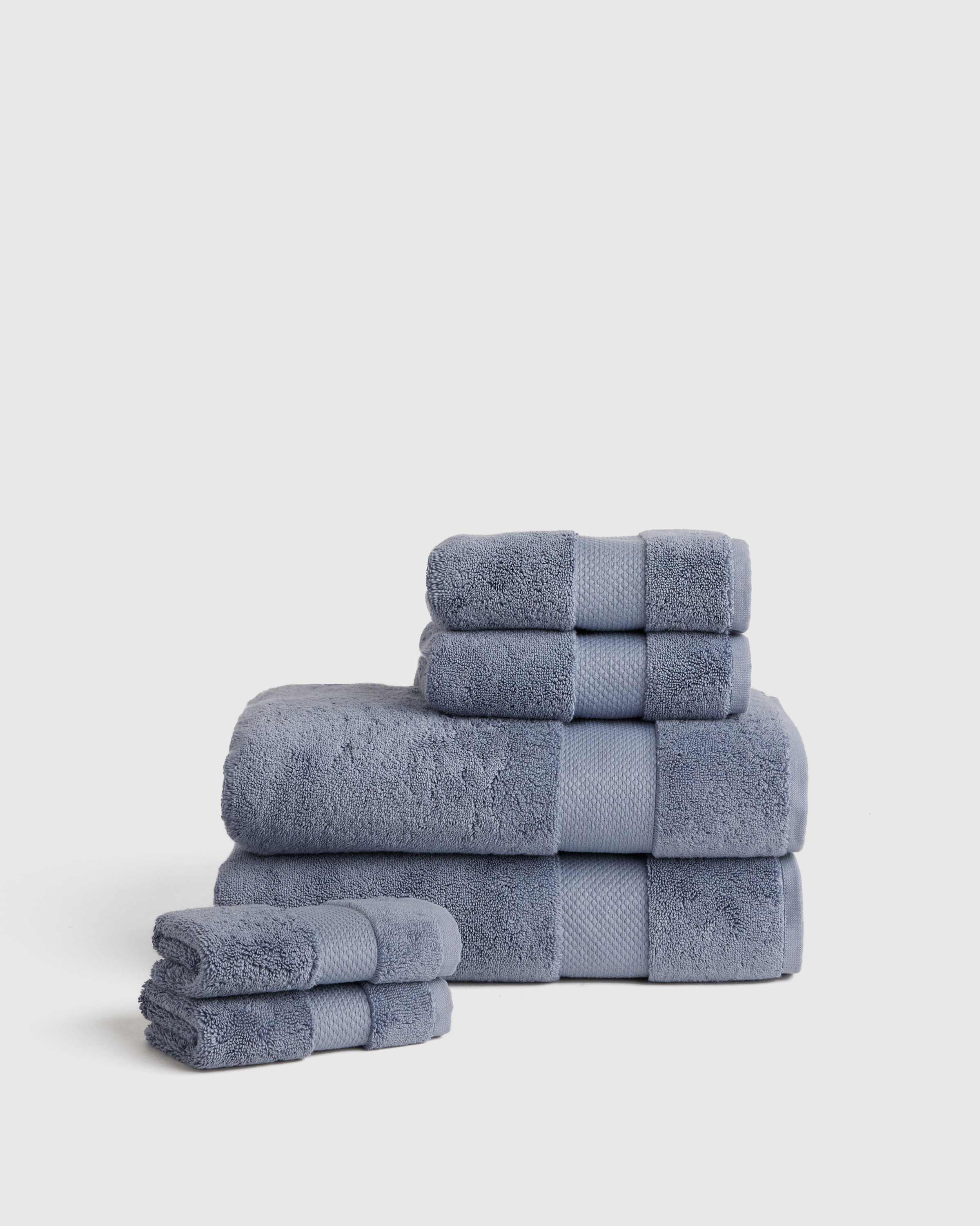 Quince Ultra Plush Bath Towel Bundle In Mineral