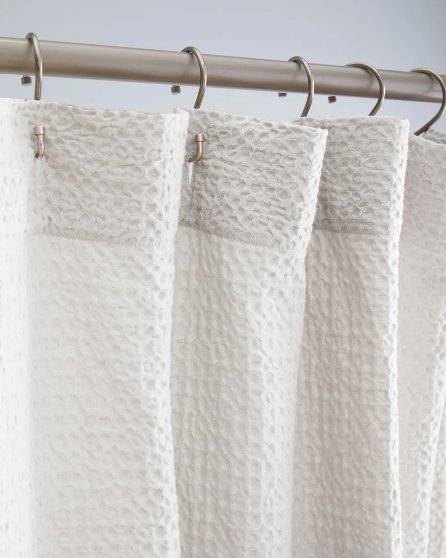 ShowerCurtainWaffle White 495