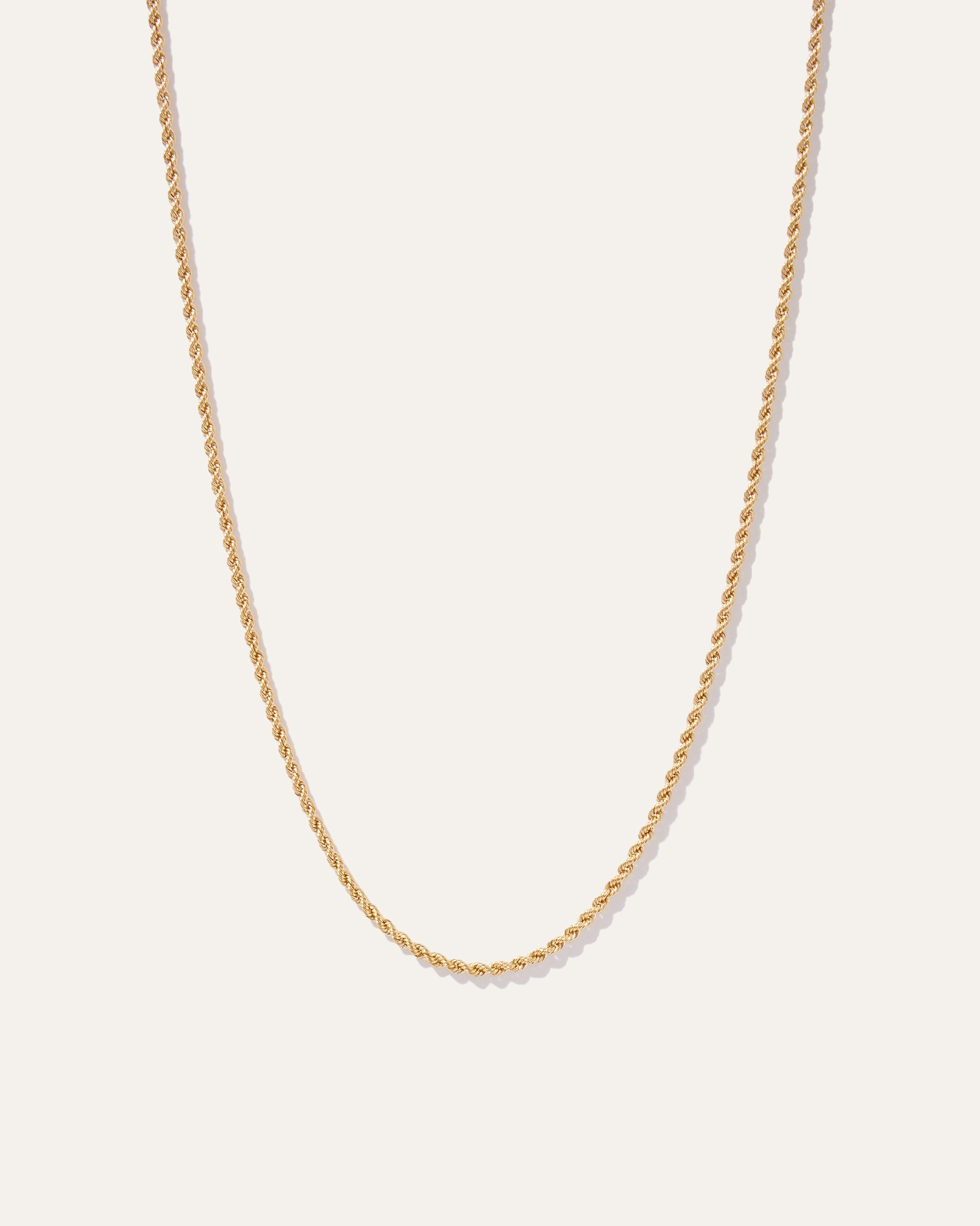 Quince Women's 14k Gold Petite Rope Chain Necklace In Yellow Gold
