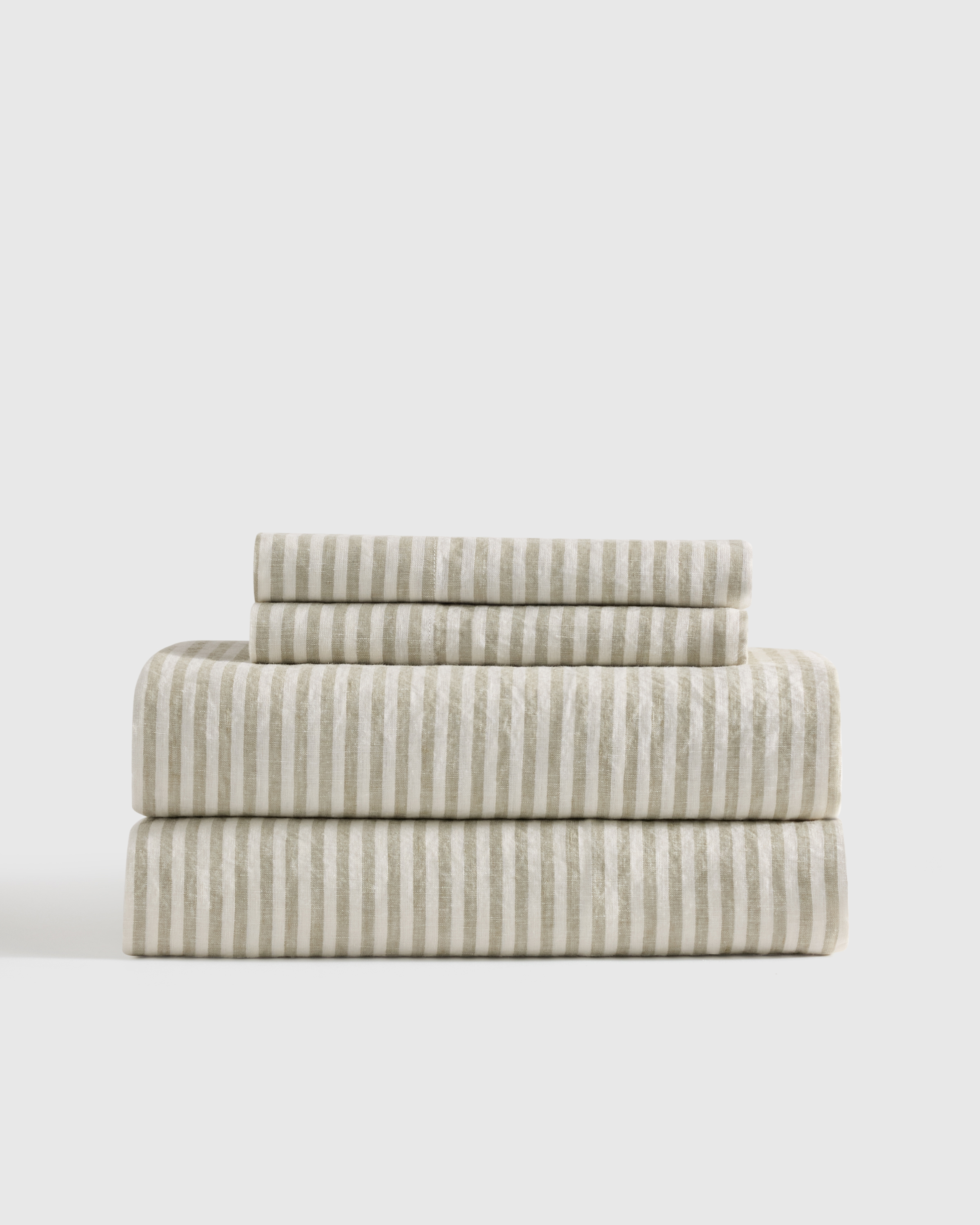 European Linen Stripe Sheet Set