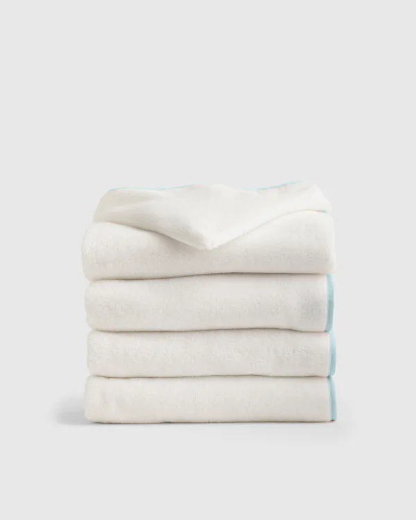 Organic Turkish Cotton Kids Hooded Towel Set 4-Pack