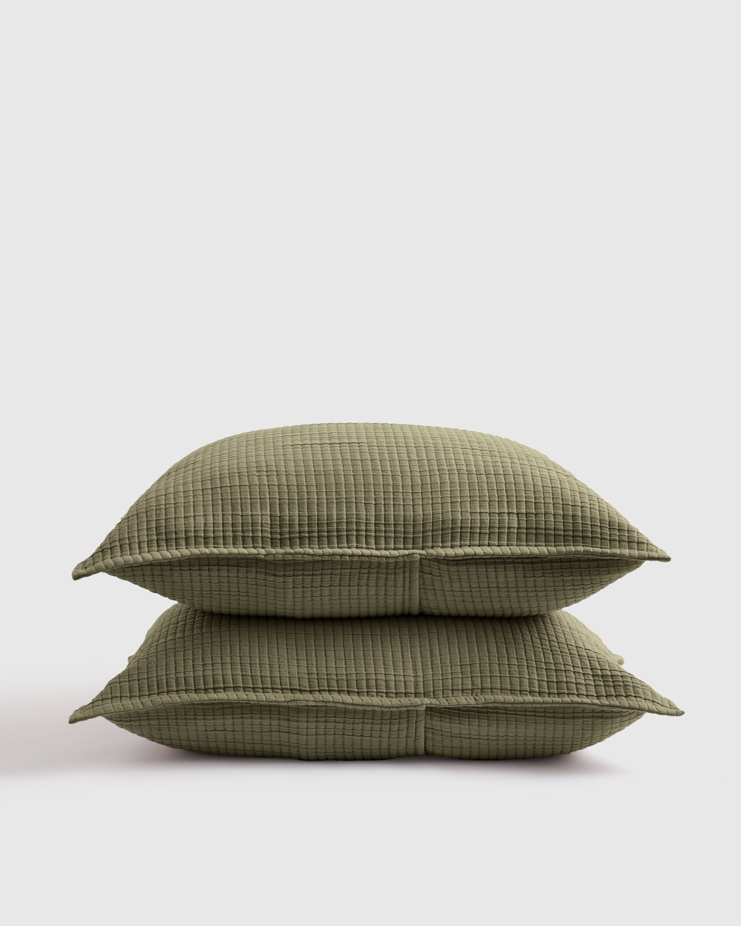 Organic Ribbed Cotton Shams