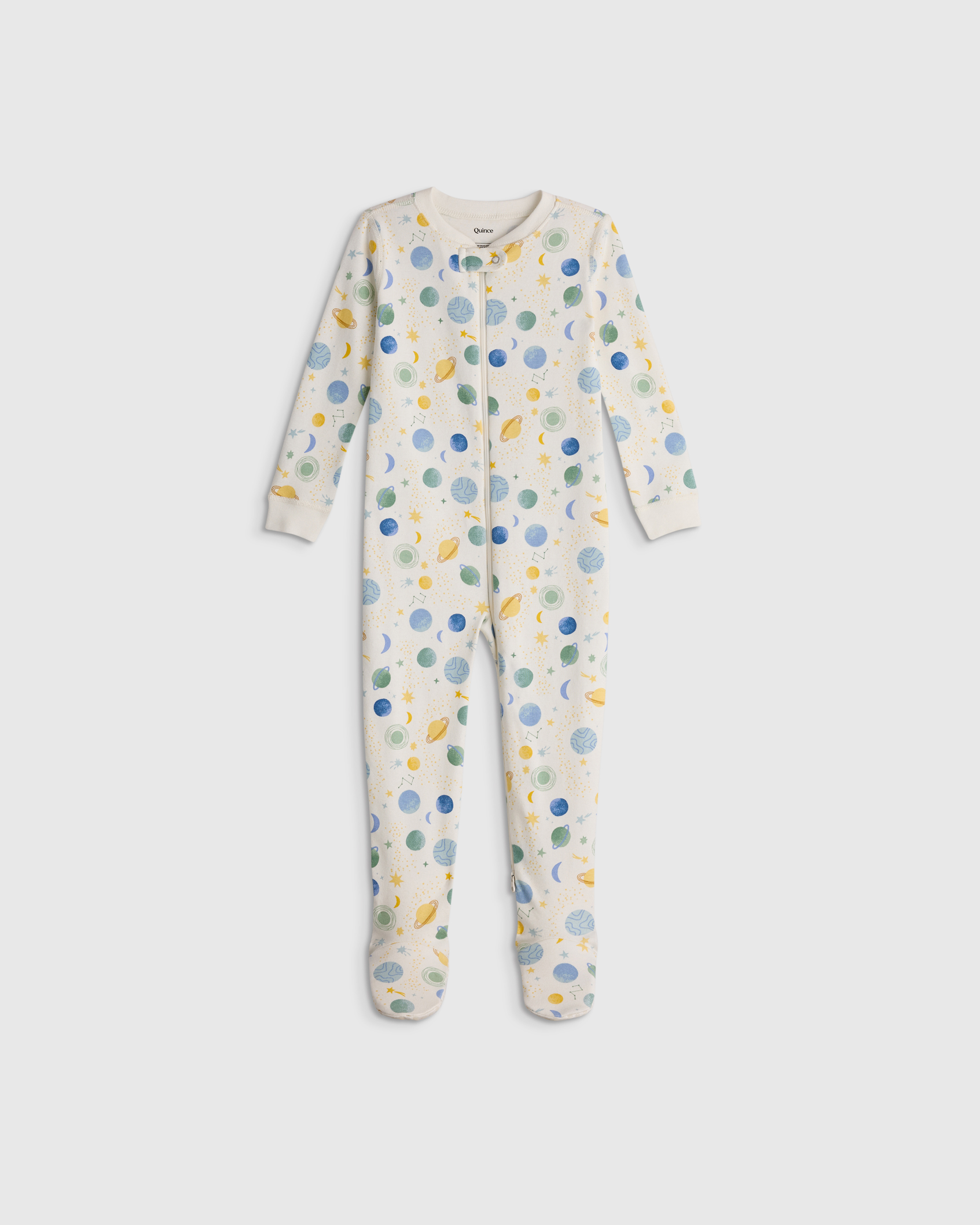 100% Organic Cotton Footie Pajama - thumbnail 4