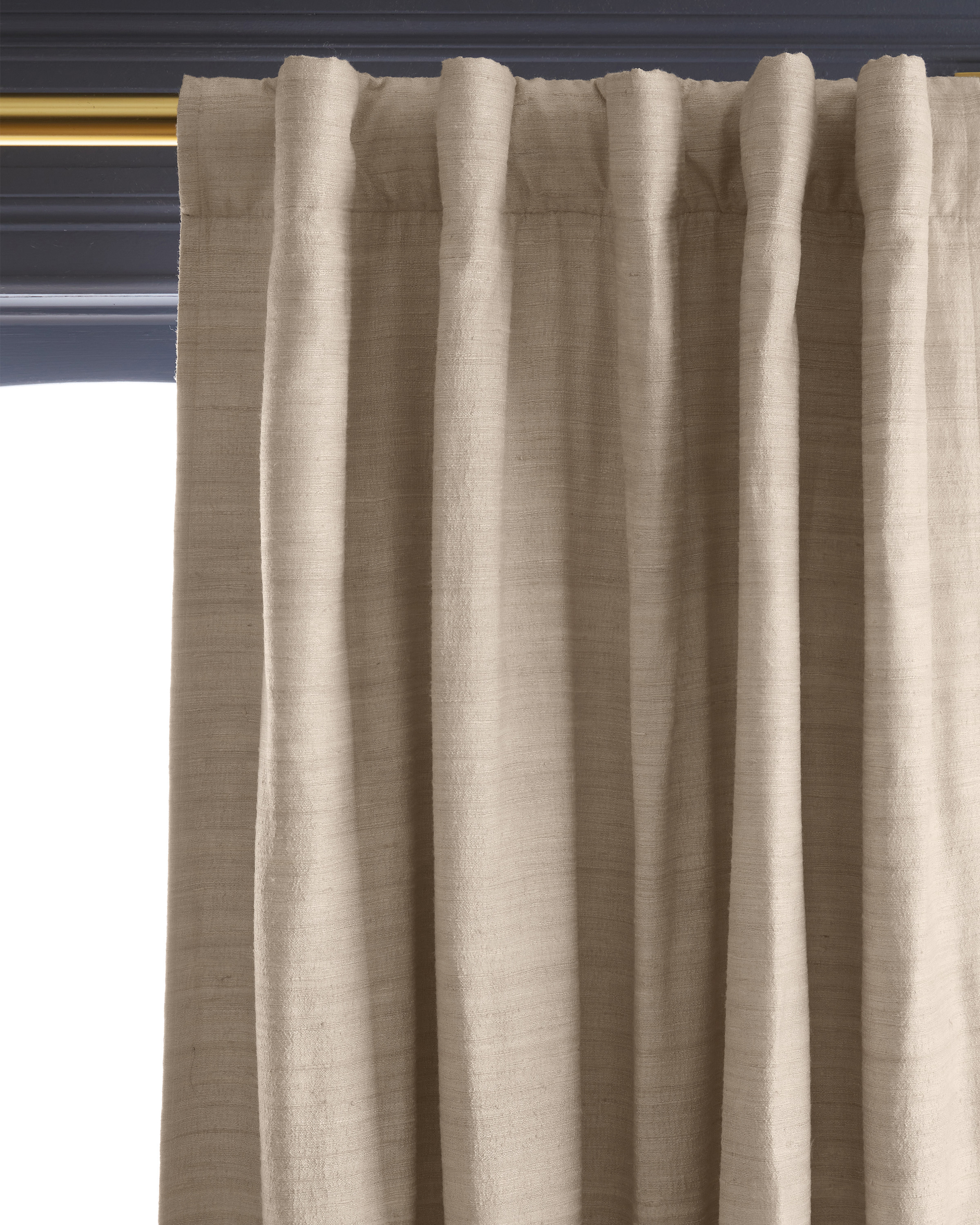Raw Silk Room Darkening Curtain - thumbnail 7